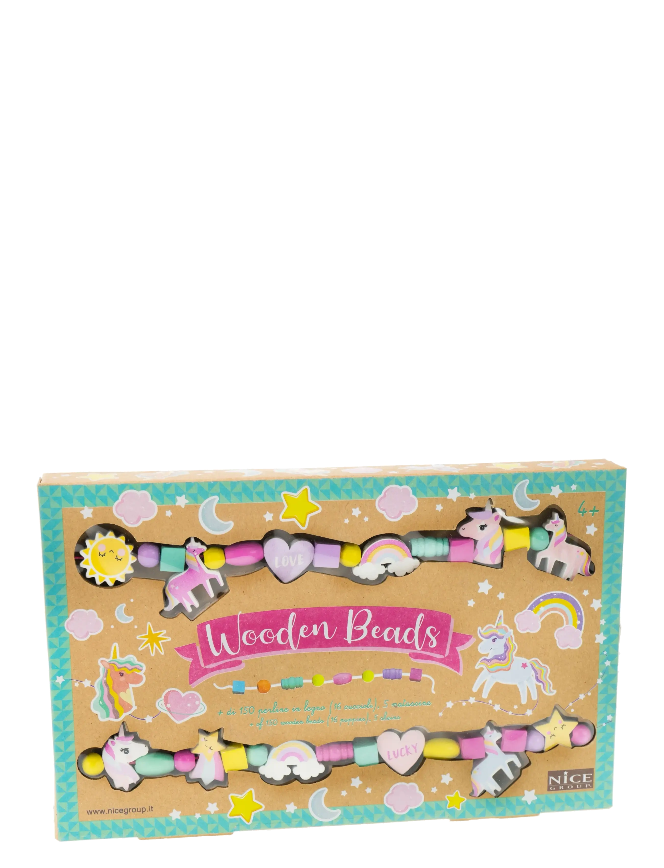 Toyrock - BEADS SET WOODEN WITH UNICORN THEME - kreasæt - multi coloured - 2