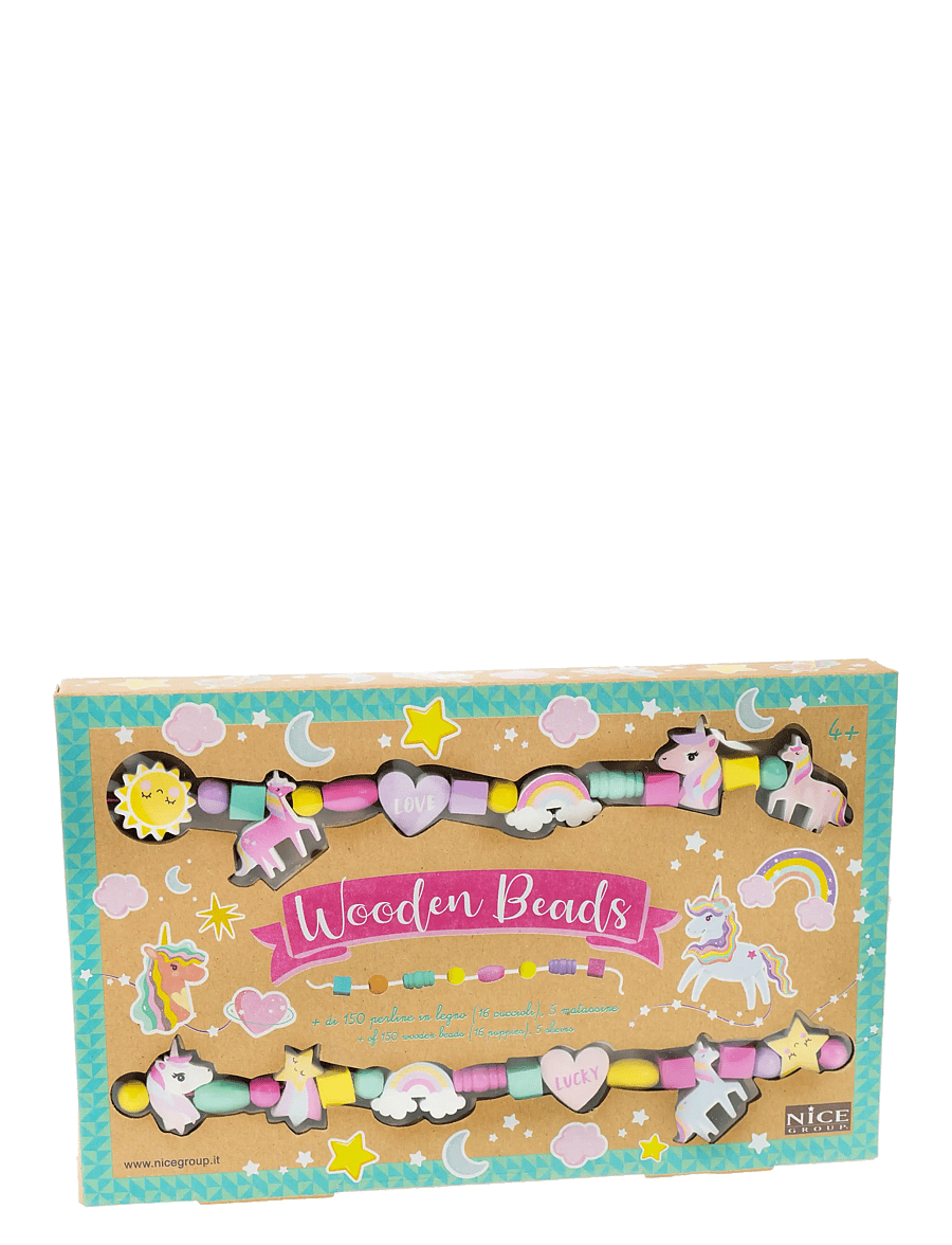 Toyrock - BEADS SET WOODEN WITH UNICORN THEME - kreasæt - multi coloured - 2
