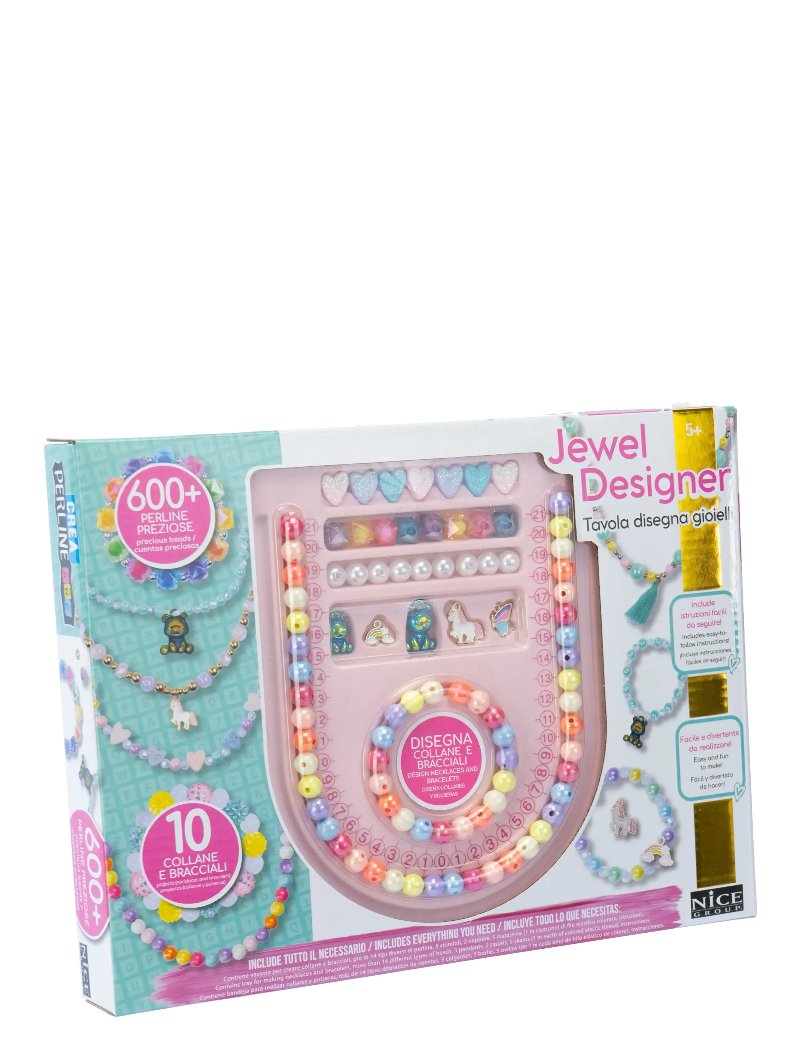 Toyrock Bracelet And Necklace Design Set, Børn, Jewellery & Tilbehør, Multi/mønstret, Str: ONE SIZE