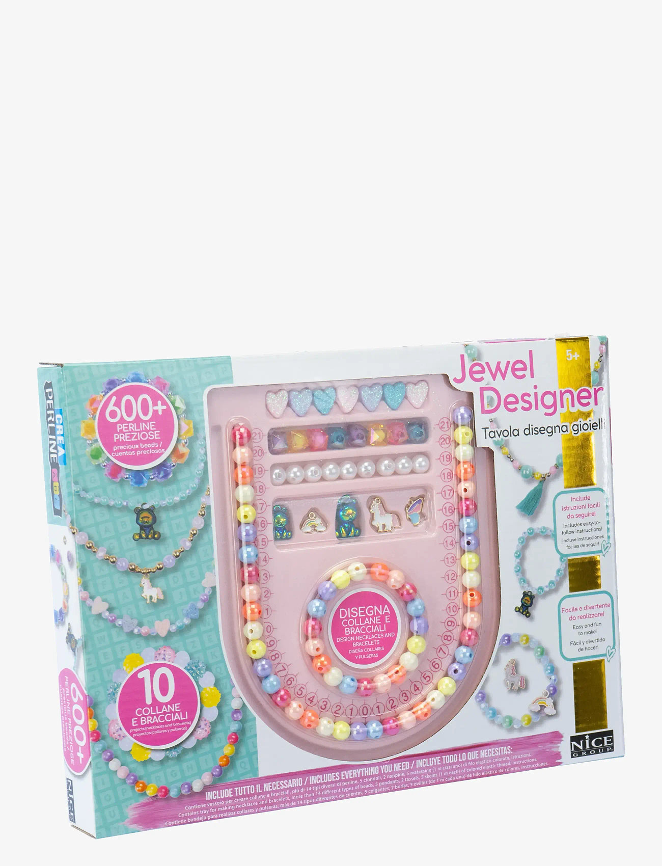Toyrock - BRACELET AND NECKLACE DESIGN SET - smykker & accessories - multi coloured - 0