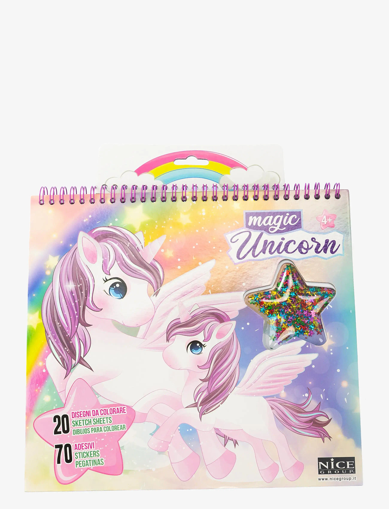 Toyrock - GIRABRILLA BOOK MAGIC UNICORN - male- & kreabøger - multi coloured - 1