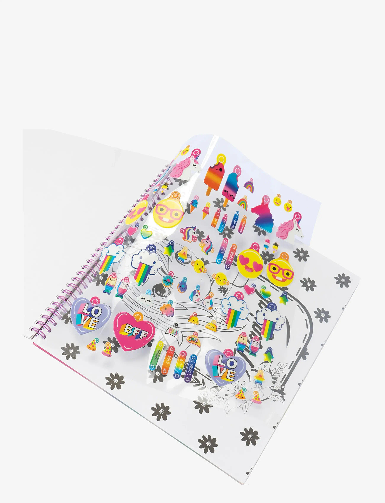 Toyrock - GIRABRILLA BOOK MAGIC UNICORN - male- & kreabøger - multi coloured - 3