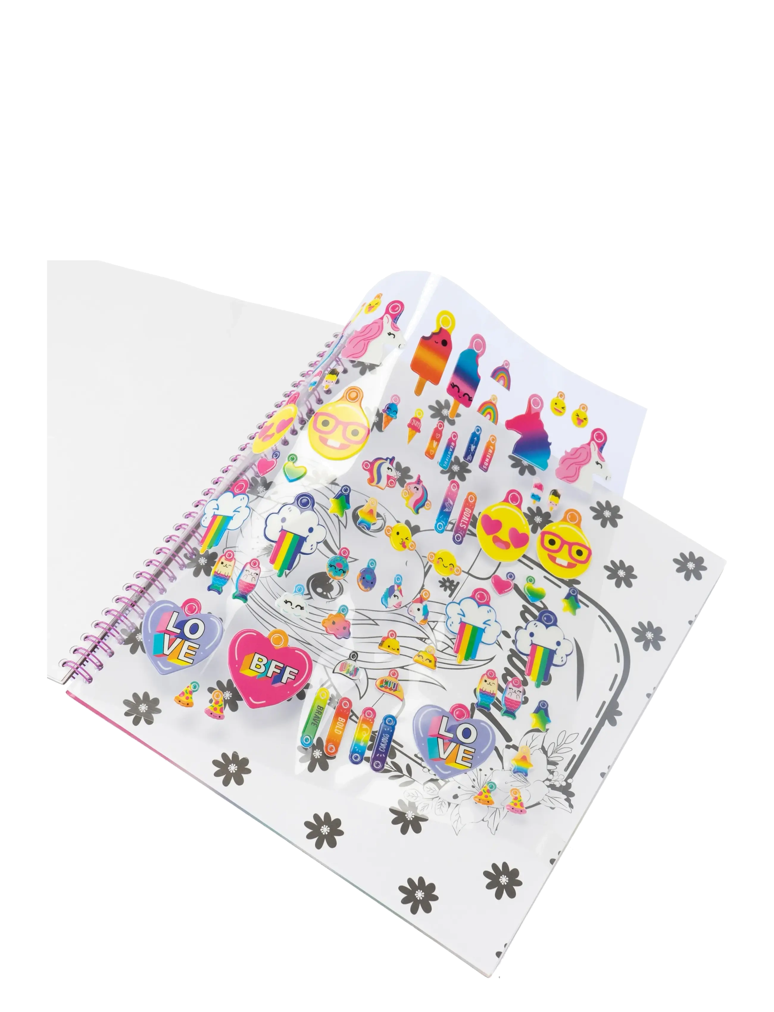 Toyrock - GIRABRILLA MAGIC UNICORN -MÅLARBOK - målar- & pysselböcker - multi coloured - 3