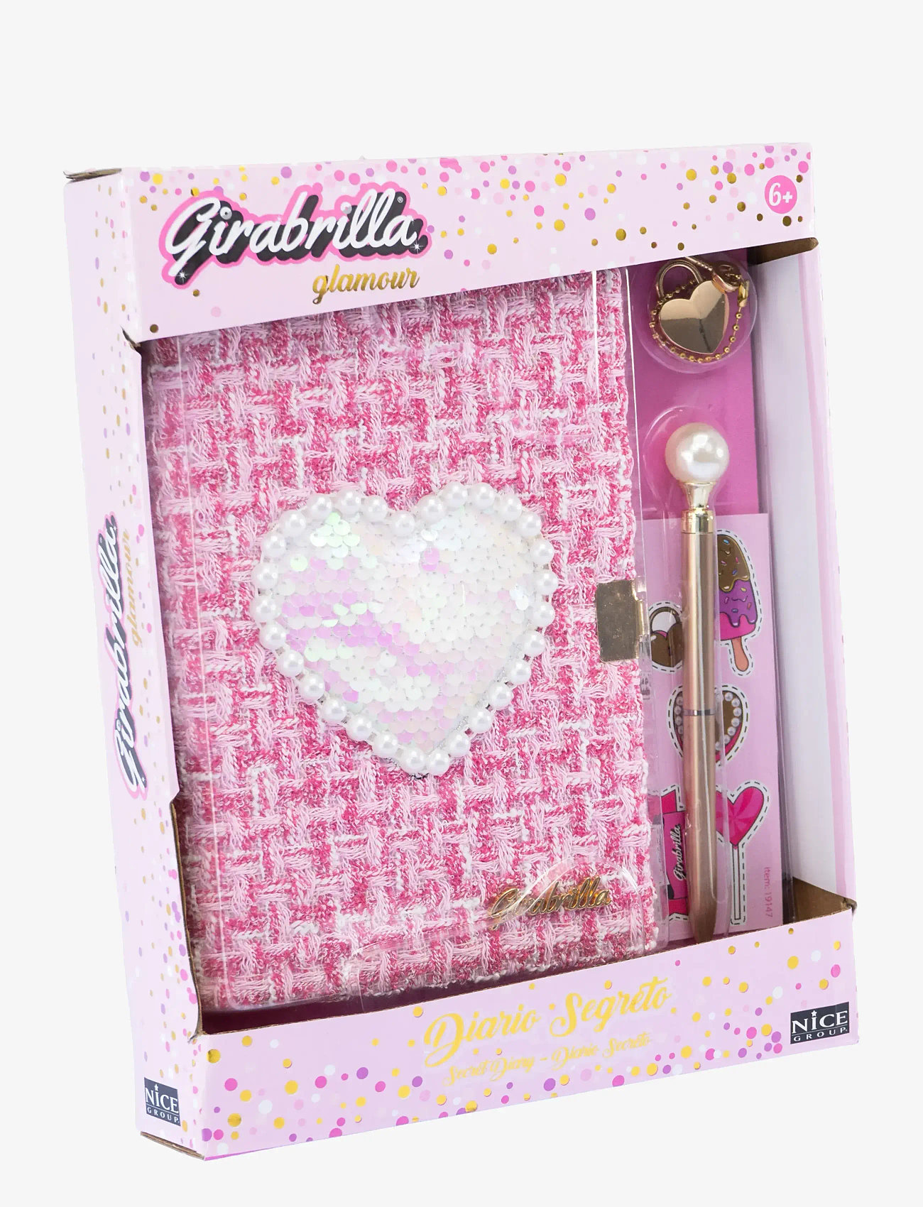 Toyrock - GIRABRILLA TWEED NOTEBOOK - multi coloured - 0