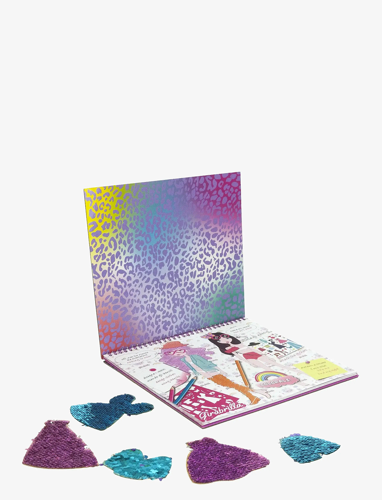 Toyrock - GIRABRILLA FASHION SKETCH BOOK - käsitöökomplekt - multi coloured - 1