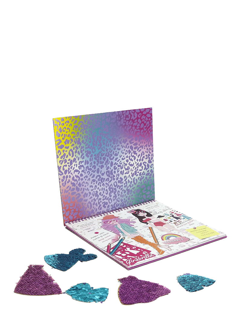 Toyrock - GIRABRILLA FASHION SKETCH BOOK - käsitöökomplekt - multi coloured - 1