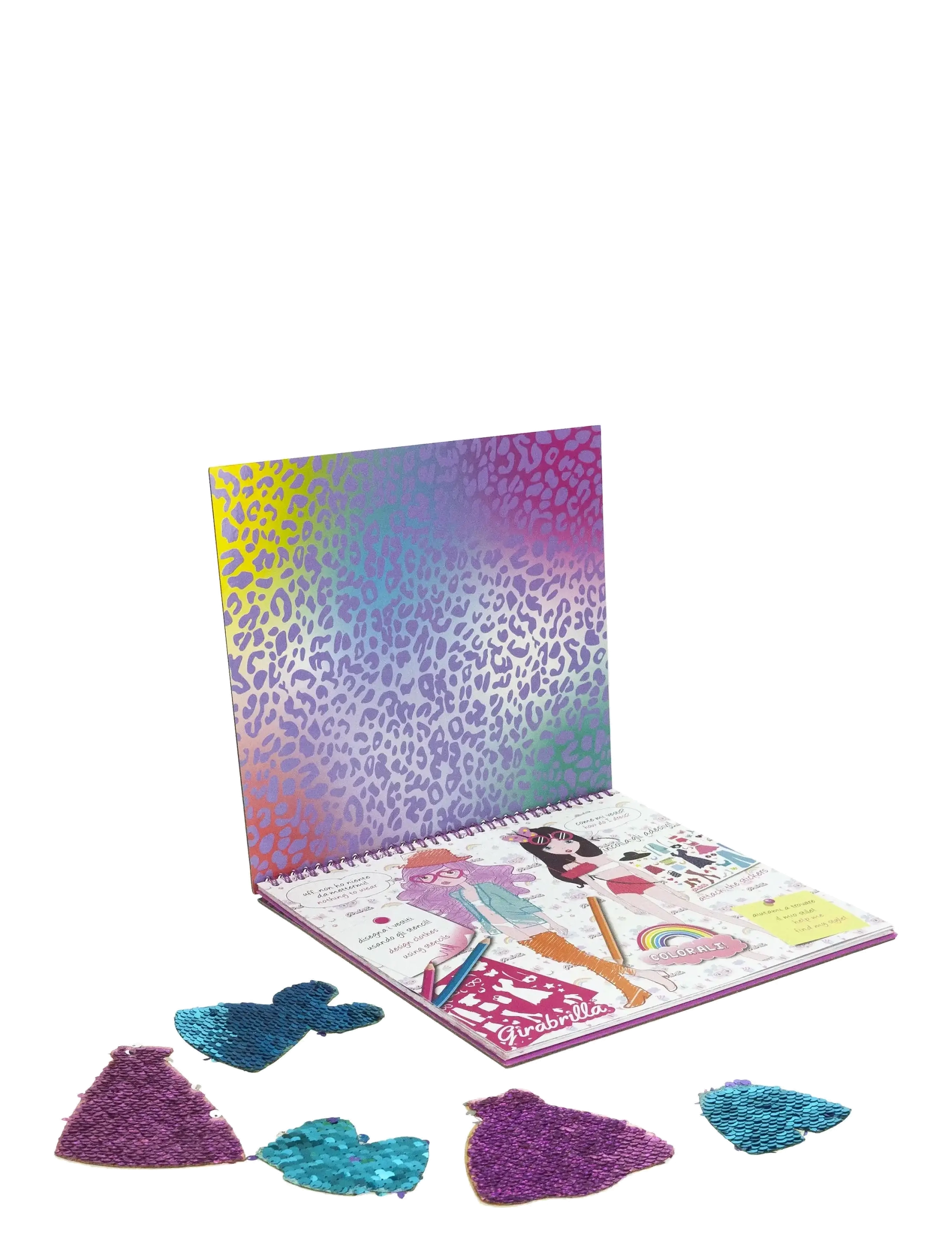 Toyrock - GIRABRILLA FASHION SKETCH BOOK - multi coloured - 1