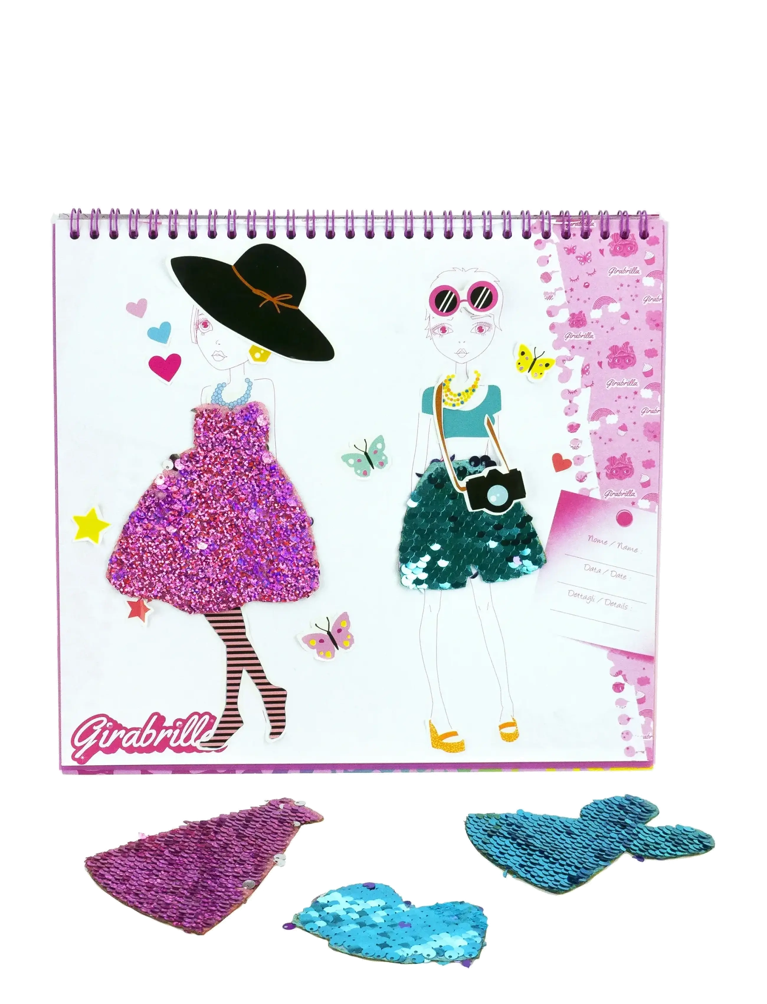 Toyrock - GIRABRILLA FASHION SKETCH BOOK - multi coloured - 3