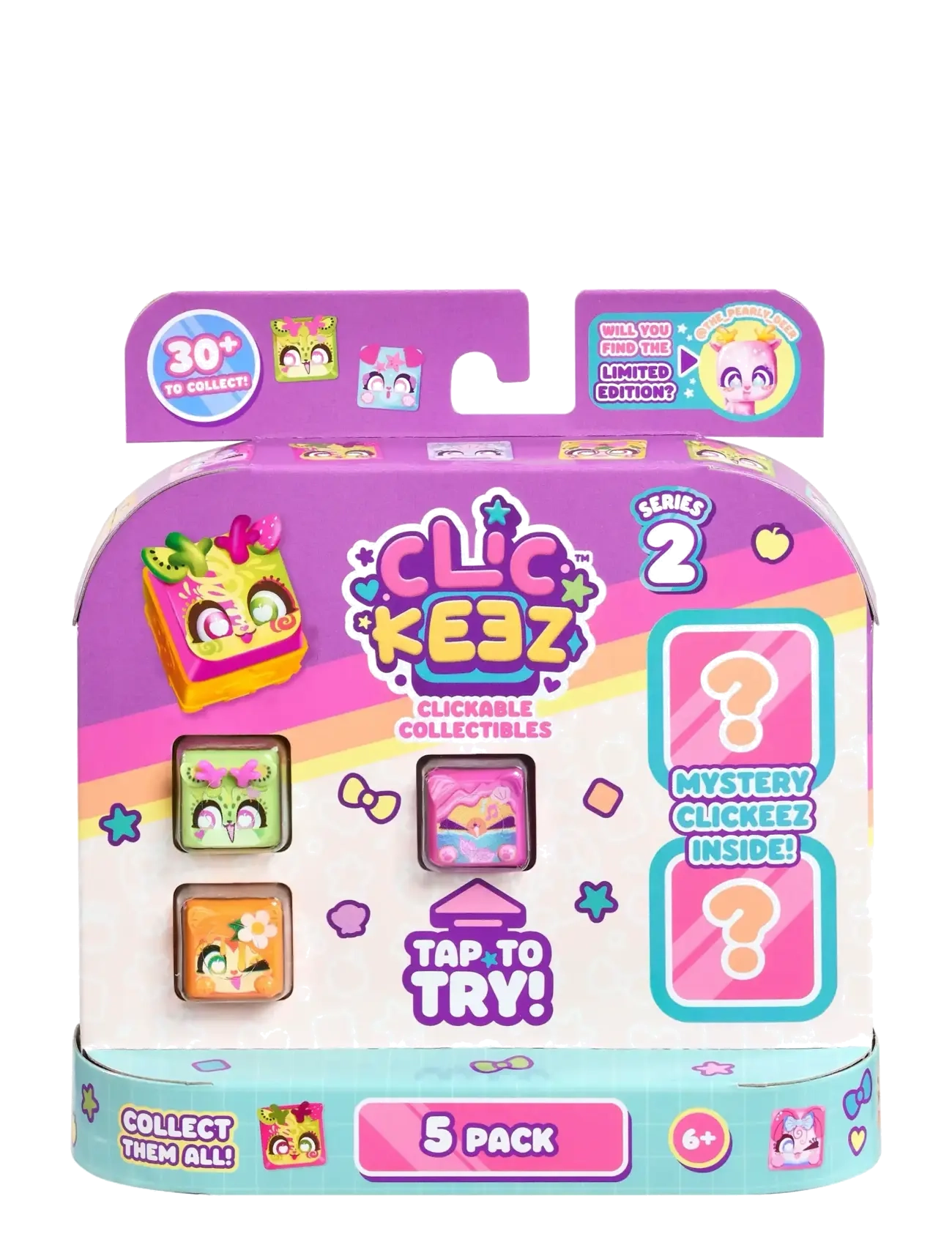 Toyrock CLICKEEZ MULTIPACK FIDGET - Fidget Toys - MULTI COLOURED / pink/rose