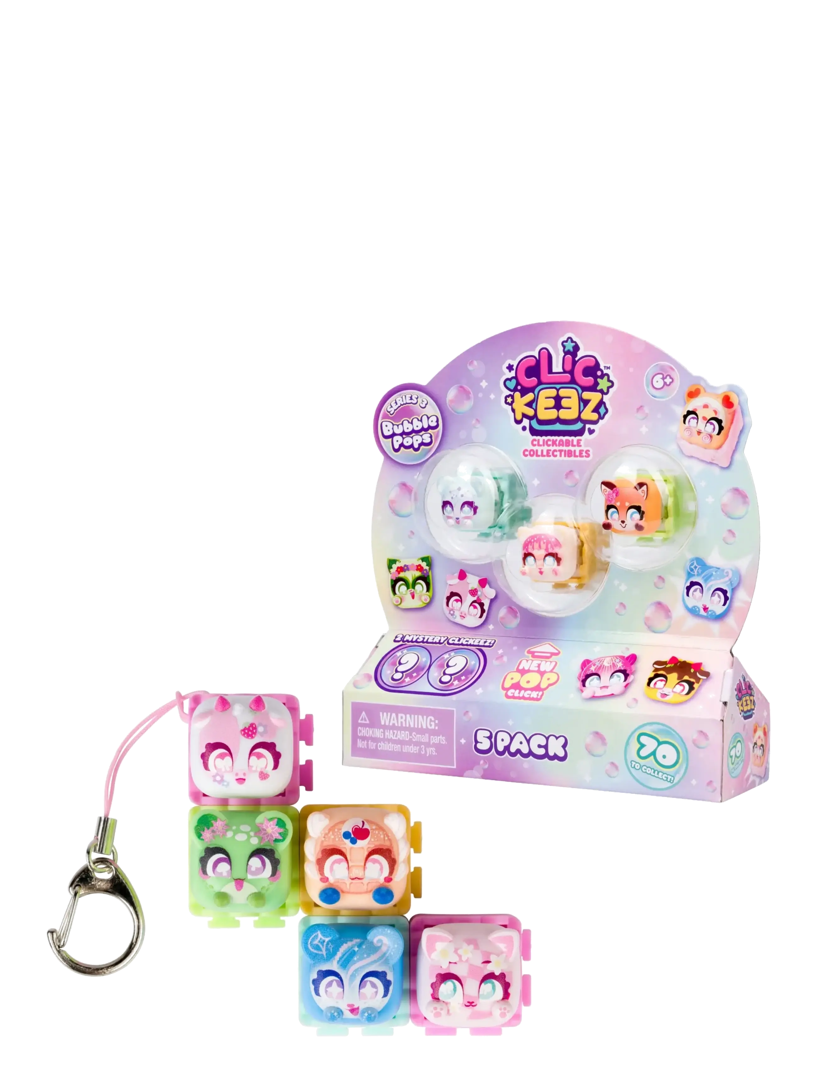 Toyrock CLICKEEZ S3 - 5-PACK - Legetøj - MULTI COLOURED / multi
