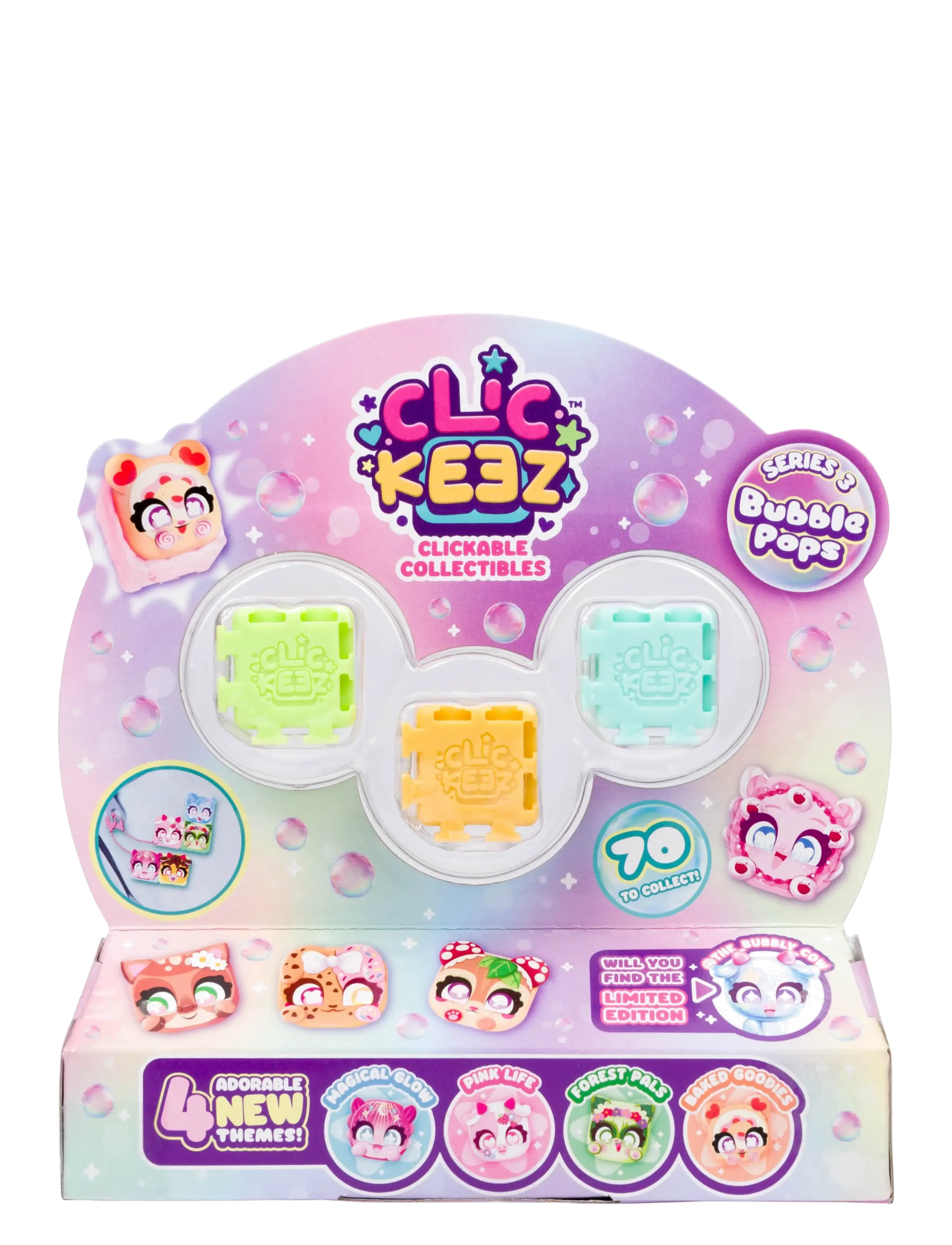 Toyrock - CLICKEEZ S3 - 5-PACK - fidget toys - multi coloured - 1