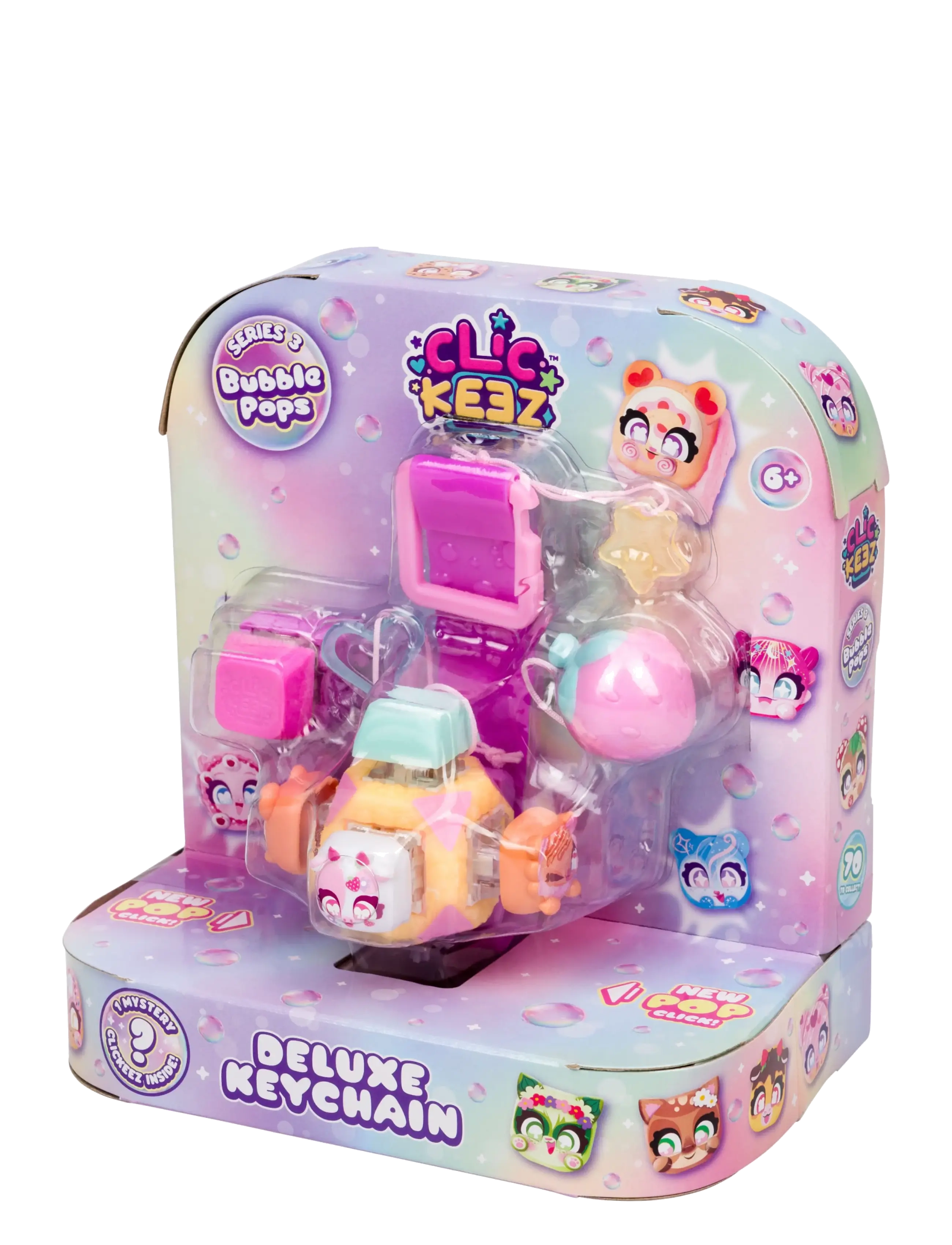 Toyrock - CLICKEEZ S3 - DELUXE KEYCHAIN - fidget toys - multi coloured - 1