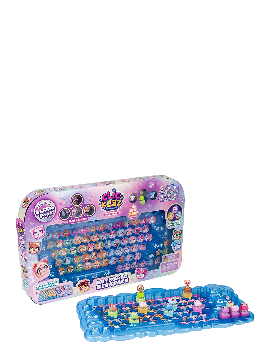 Toyrock - CLICKEEZ S3 - KEYBOARD MEGA PACK - fidget toys - multi coloured - 0