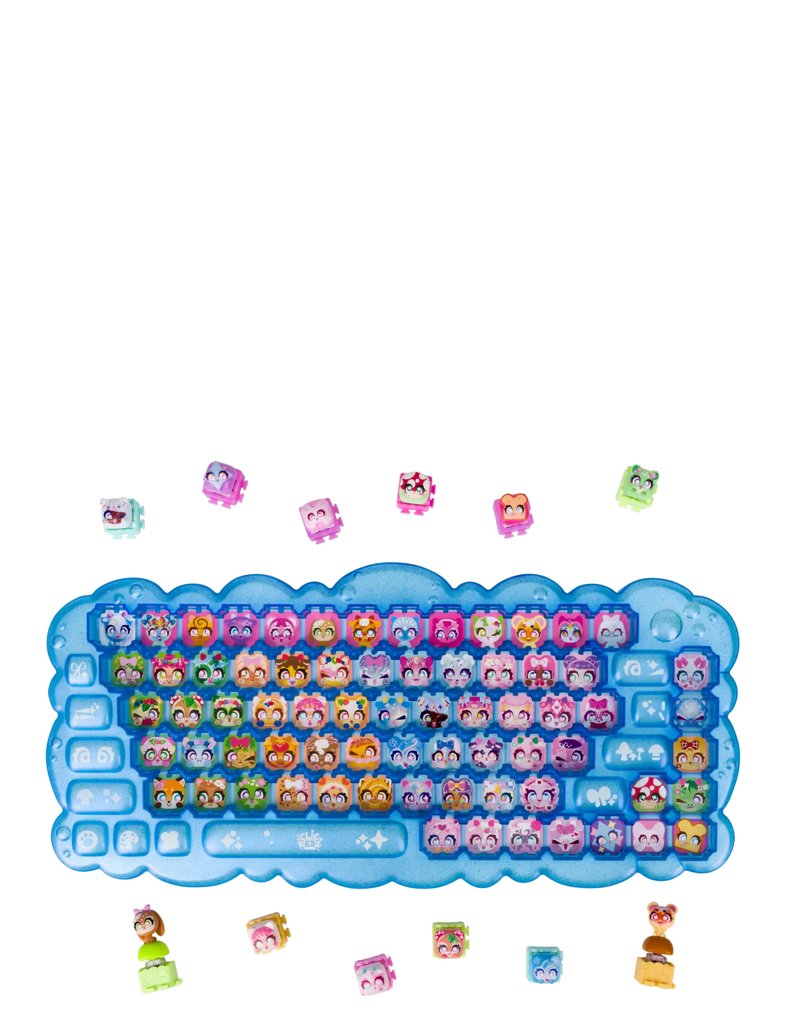 Toyrock - CLICKEEZ S3 - KEYBOARD MEGA PACK - fidget toys - multi coloured - 1