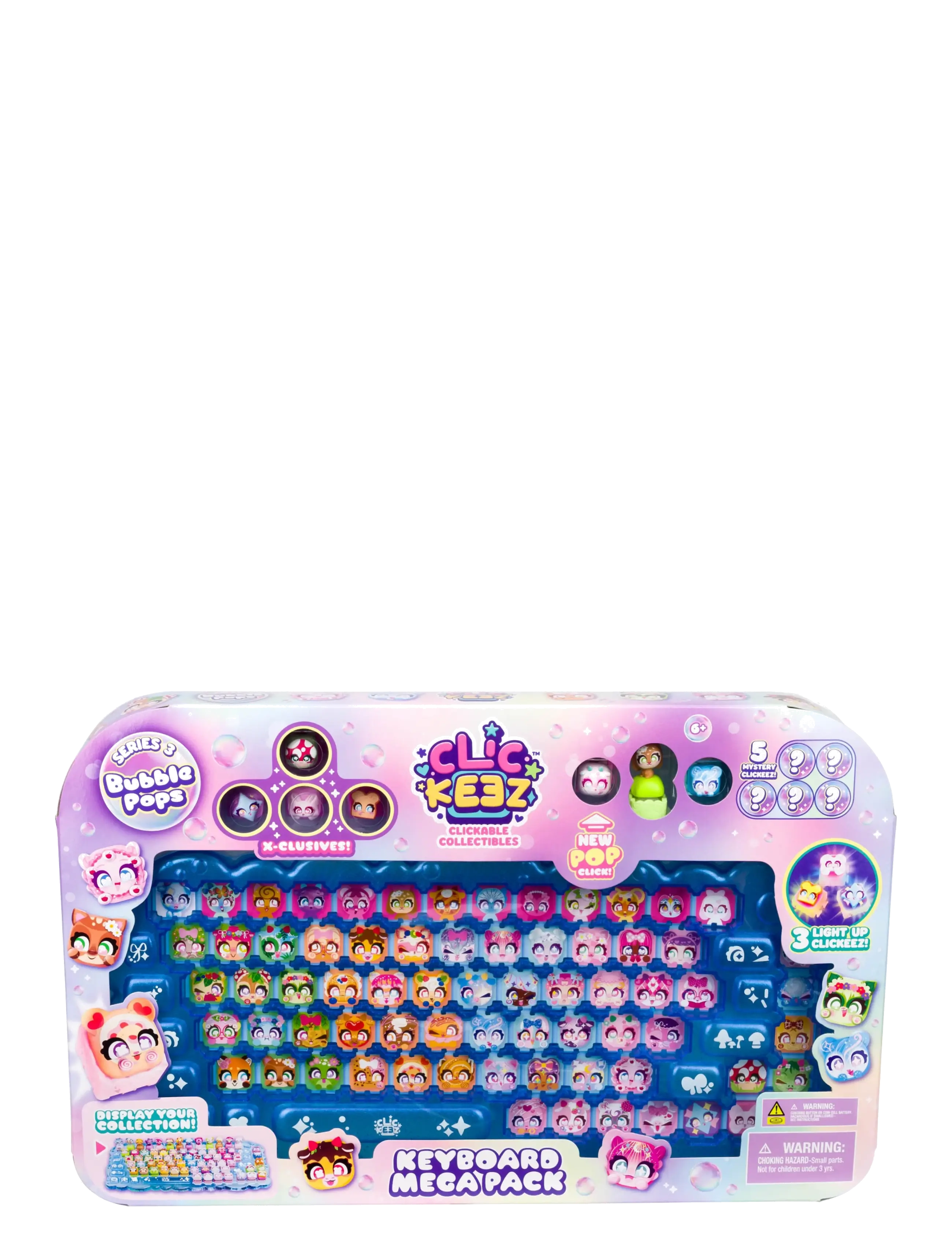 Toyrock - CLICKEEZ S3 - KEYBOARD MEGA PACK - fidget toys - multi coloured - 5