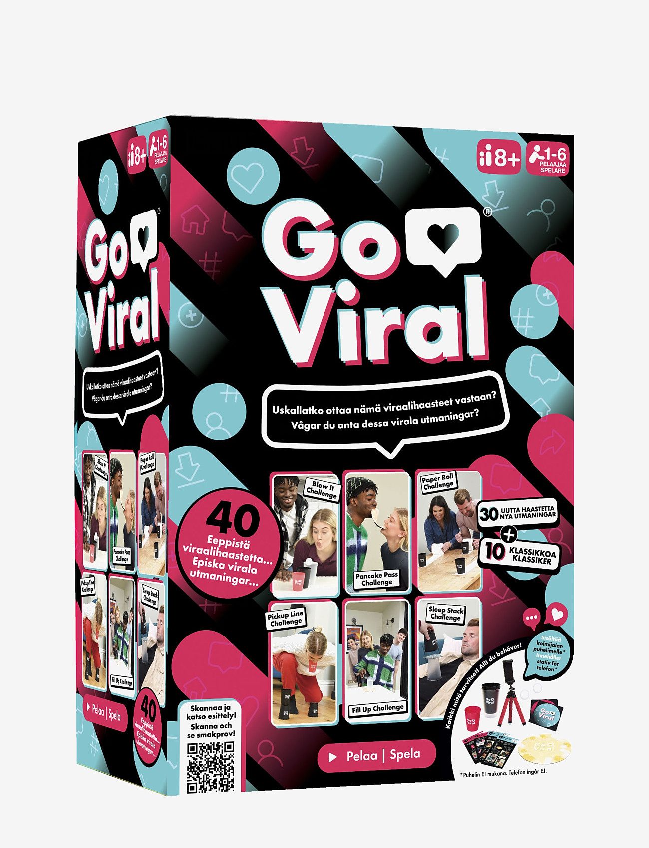 Toyrock - GO VIRAL 40 EPIC CHALLENGES - electronic & media - multi coloured - 0