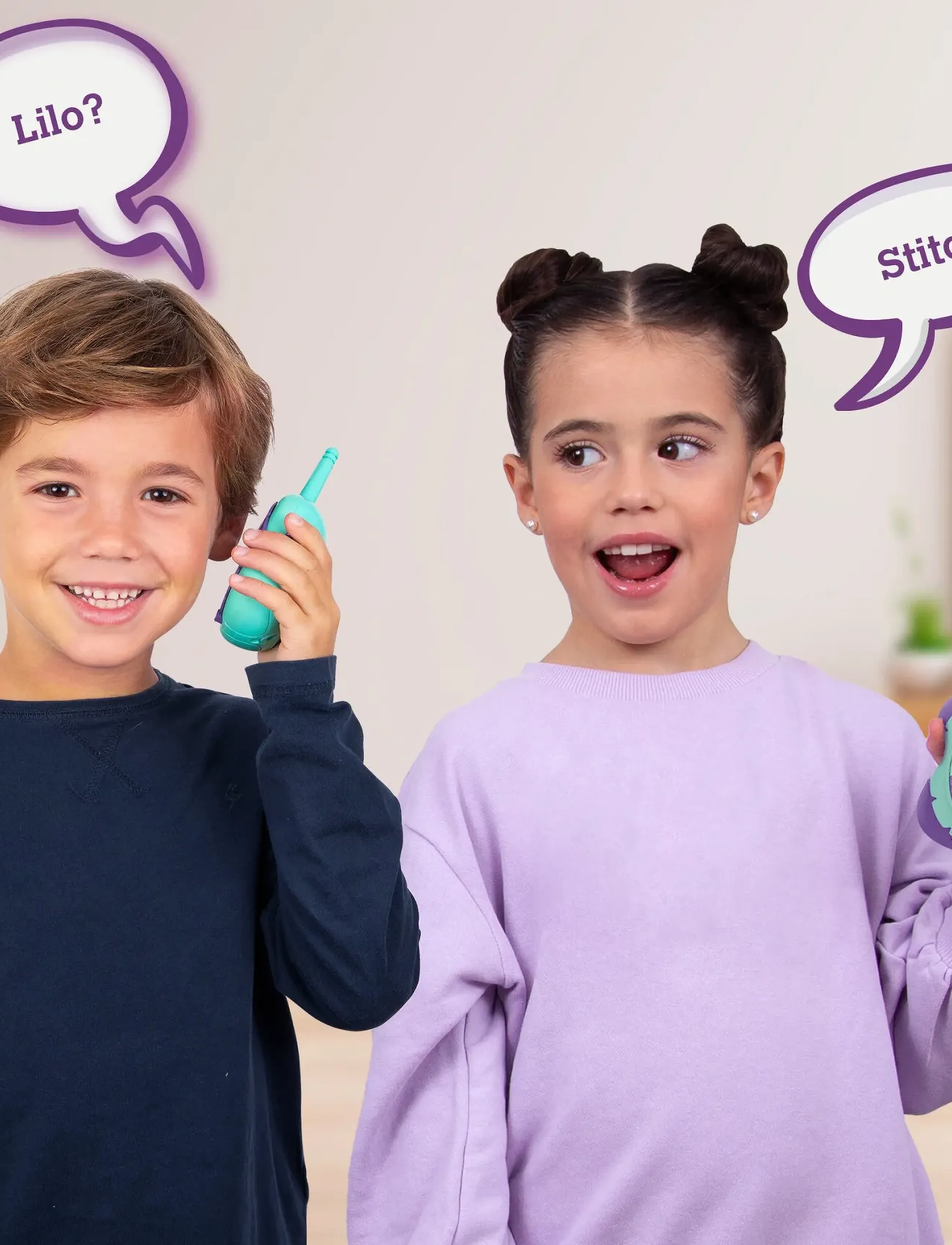 Lilo & Stitch Stitch Walkie Talkie, Børn, Electronic & Media, Lila, Str: ONE SIZE