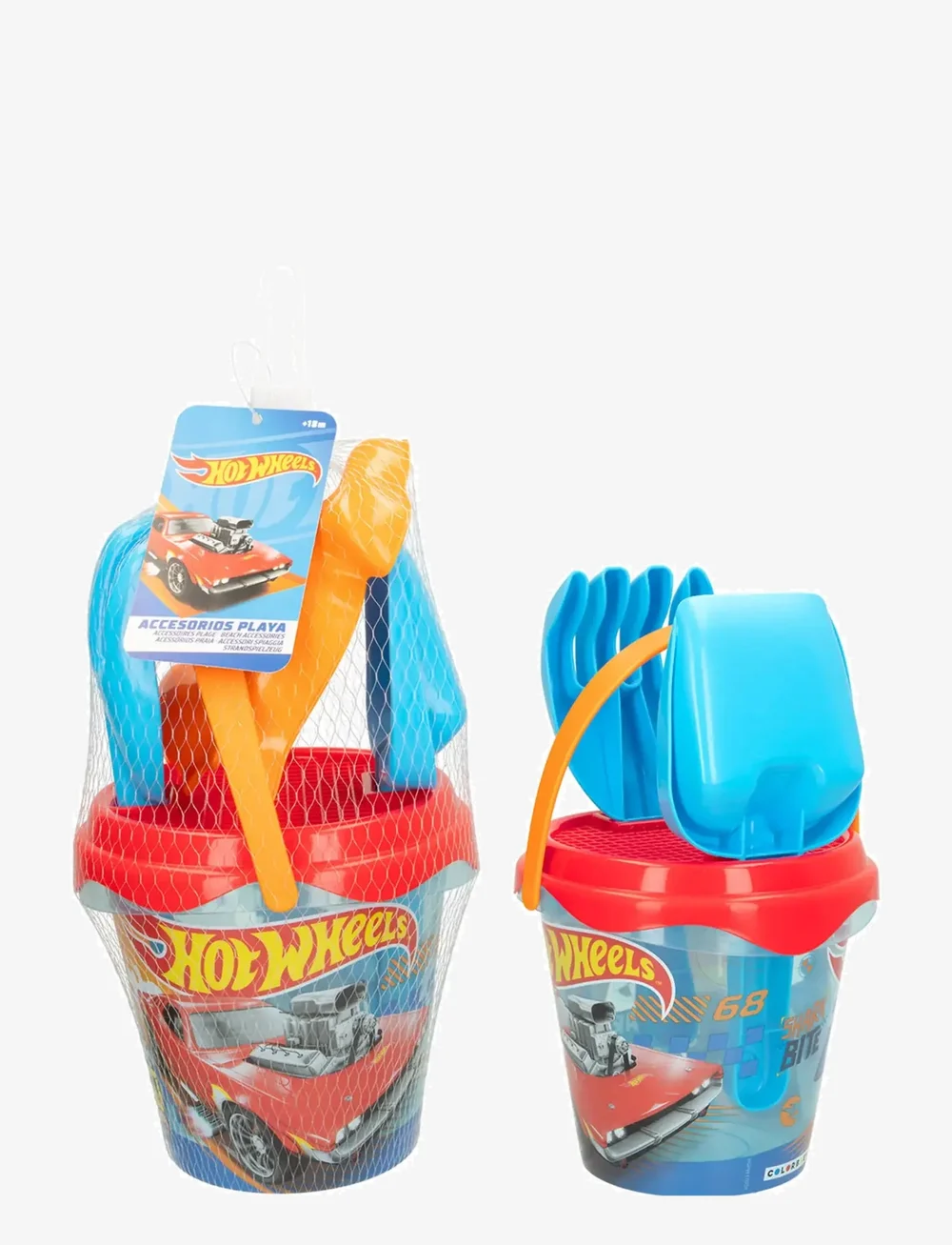 Toyrock - HOT WHEELS BEACH SET 5 PCS - liivakasti mänguasjad - multi coloured - 0