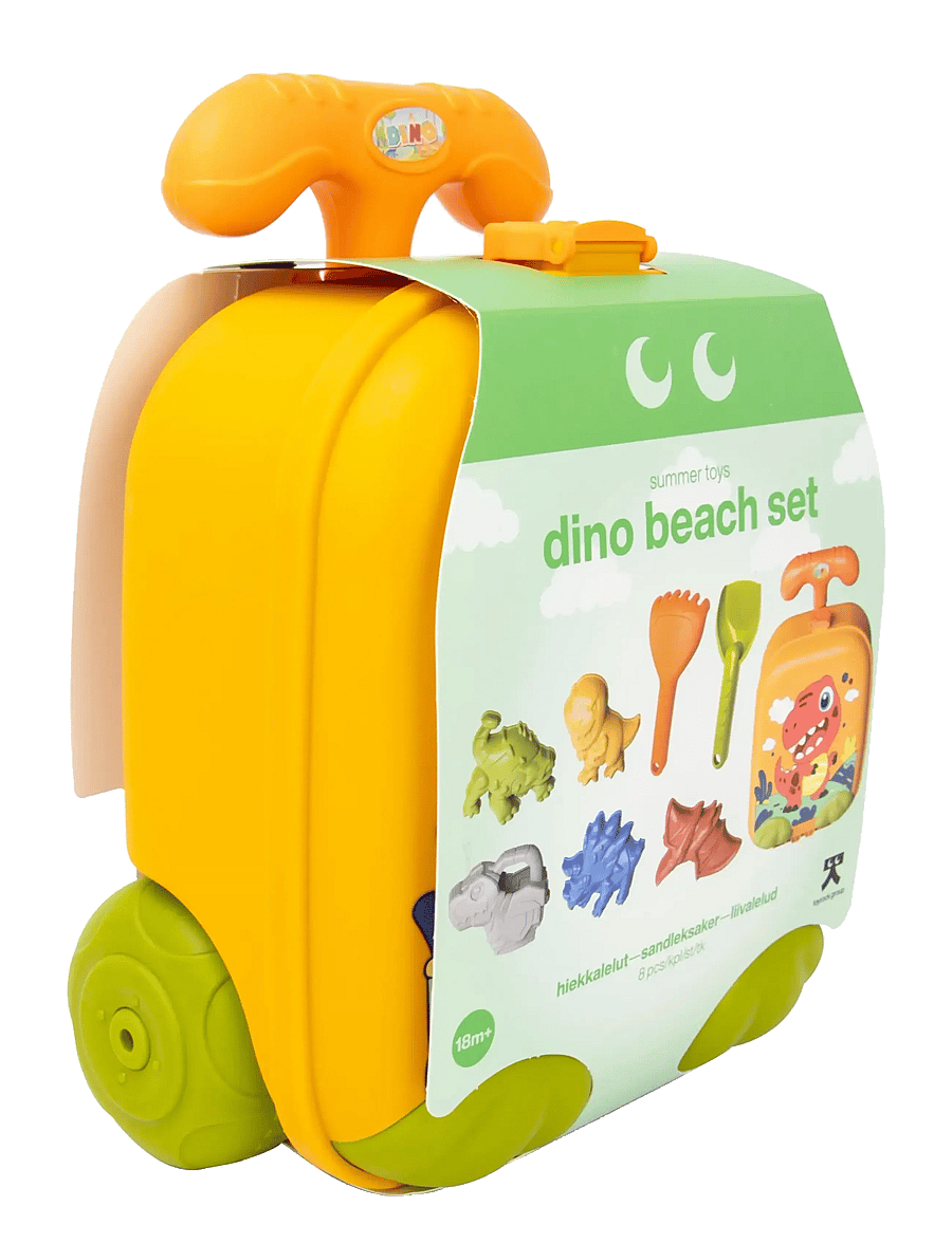 Toyrock - TOYROCK SUMMER BEACH SET LUGGAGE DINO 8 PCS - sandlegetøj - multicolor - 2