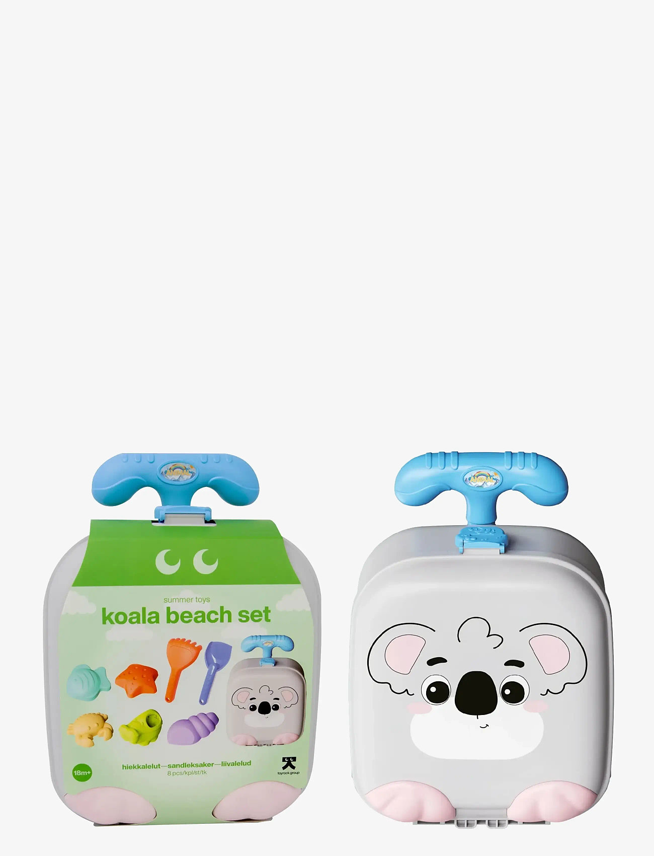 Toyrock - TOYROCK SUMMER BEACH SET LUGGAGE KOALA 8 PCS - sandlegetøj - multicolor - 1