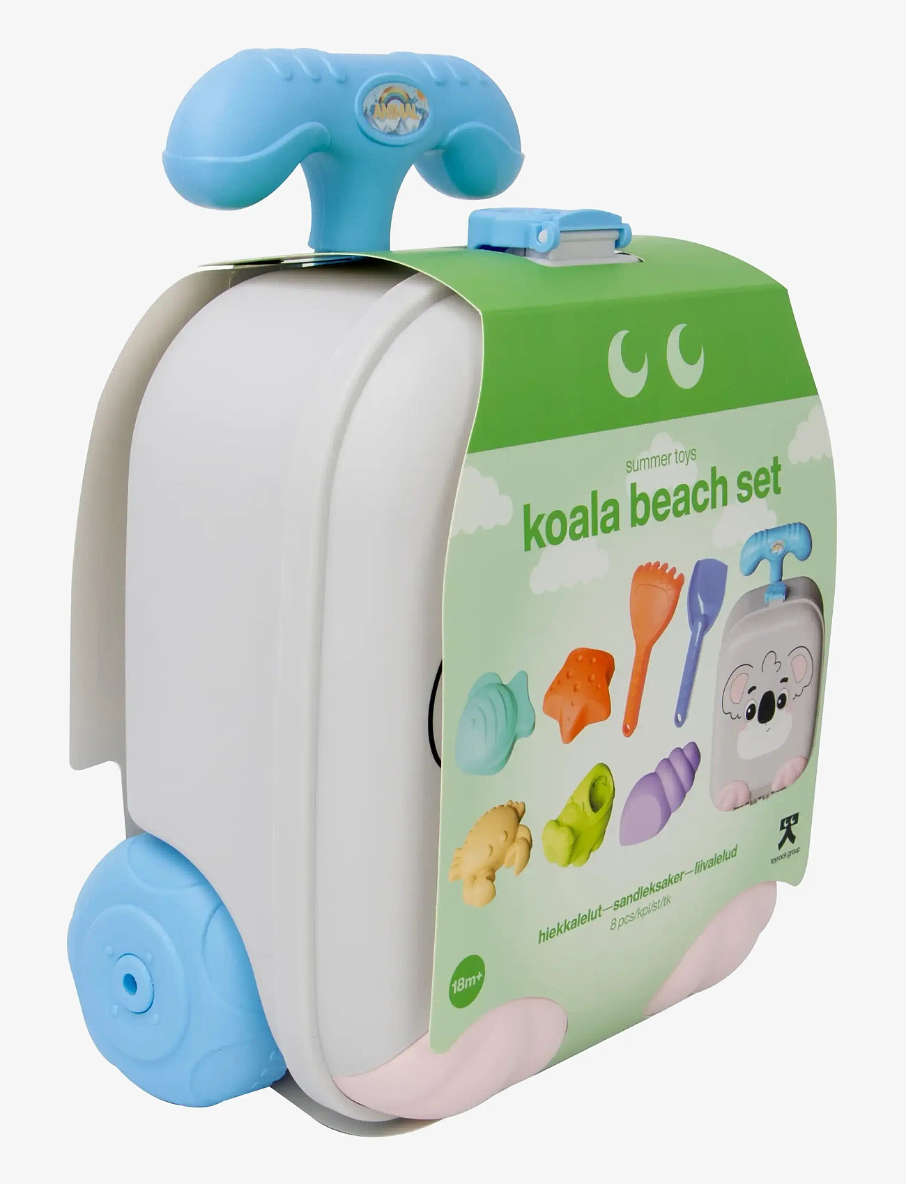 Toyrock - TOYROCK SUMMER BEACH SET LUGGAGE KOALA 8 PCS - sandlegetøj - multicolor - 3