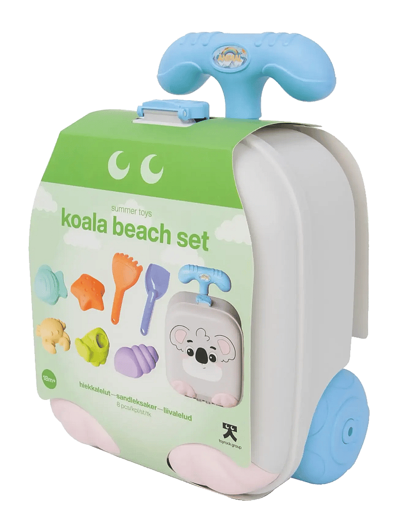 Toyrock - TOYROCK SUMMER BEACH SET LUGGAGE KOALA 8 PCS - sandlegetøj - multicolor - 4