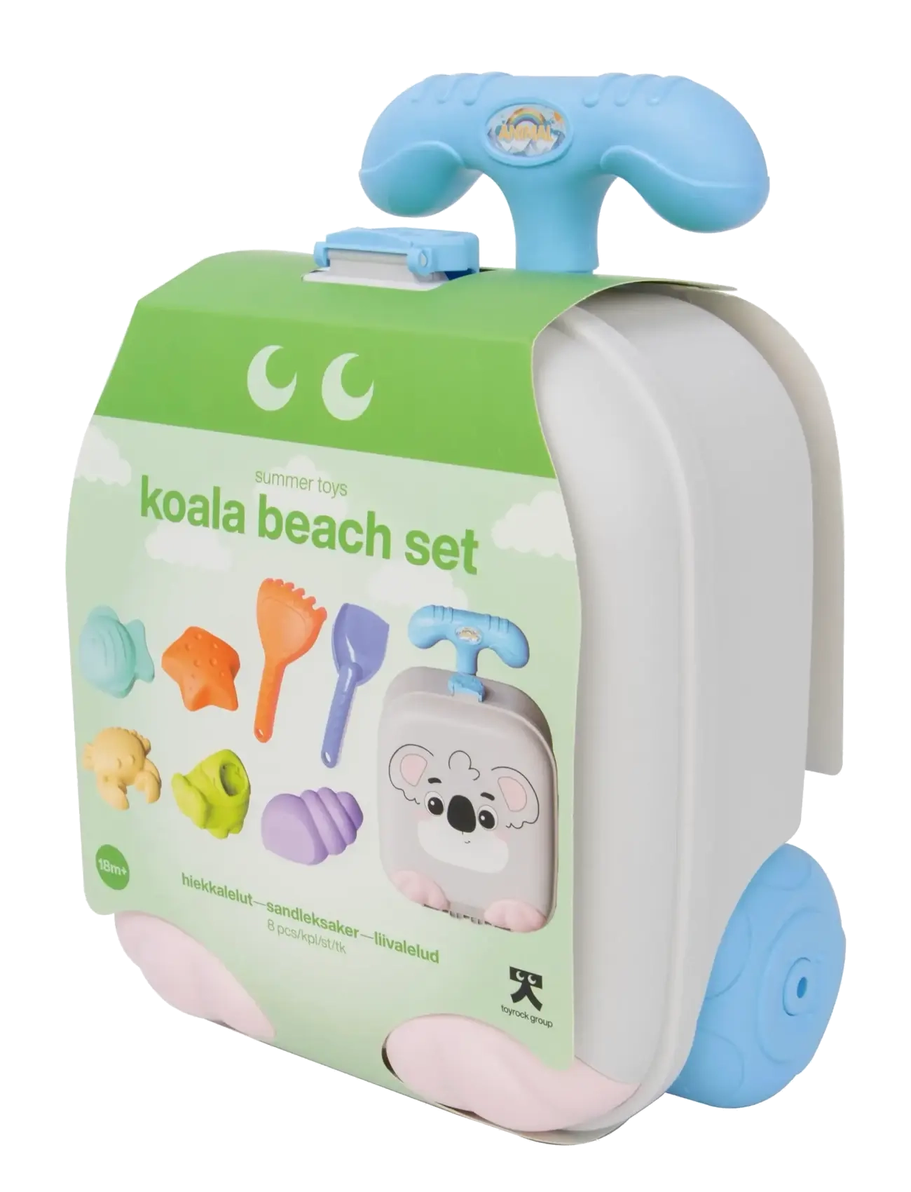 Toyrock - TOYROCK SUMMER BEACH SET LUGGAGE KOALA 8 PCS - multicolor - 4