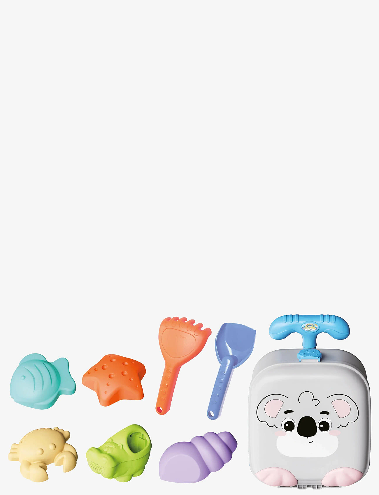 Toyrock - TOYROCK SUMMER BEACH SET LUGGAGE KOALA 8 PCS - sandlegetøj - multicolor - 5
