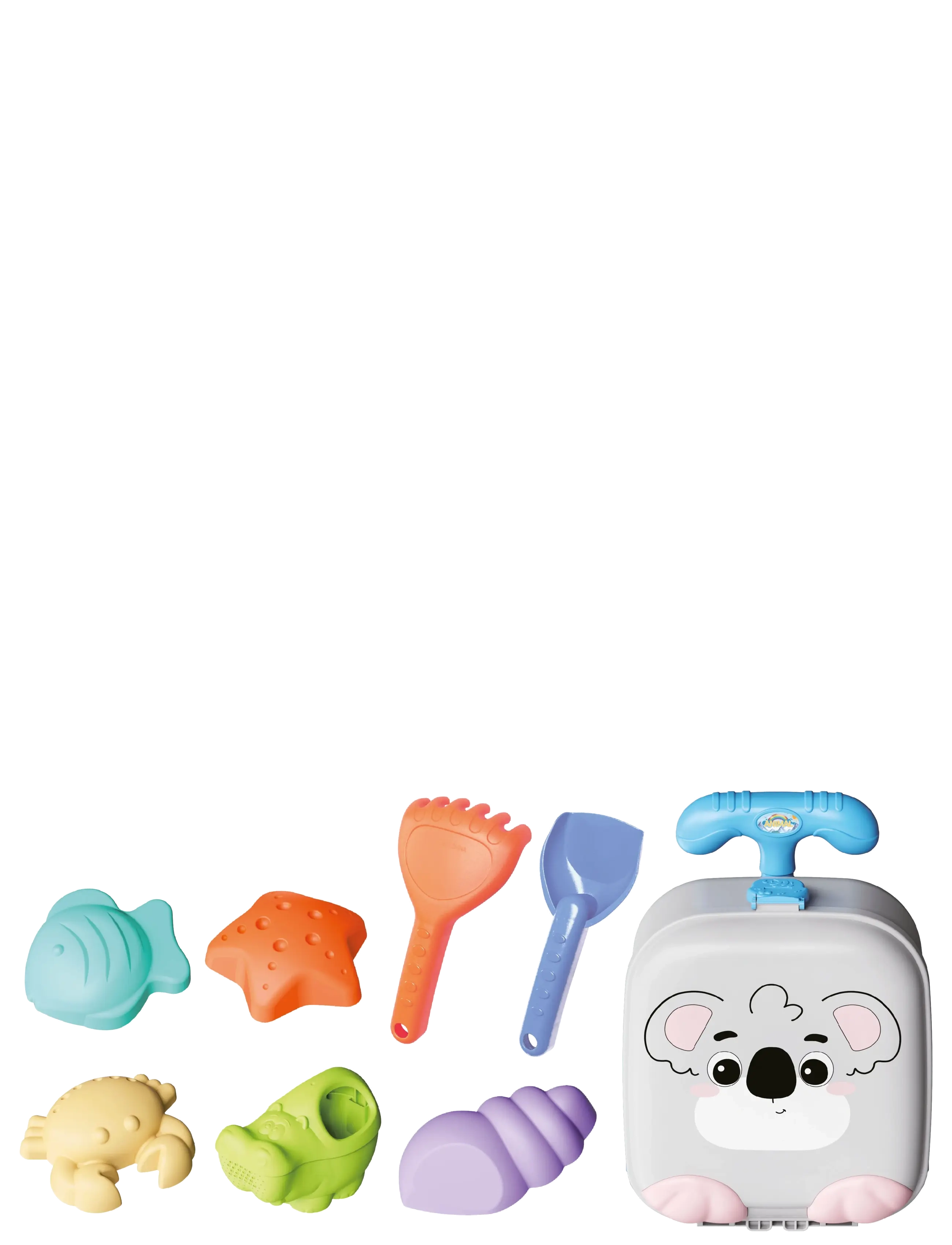 Toyrock - TOYROCK SUMMER BEACH SET LUGGAGE KOALA 8 PCS - multicolor - 5