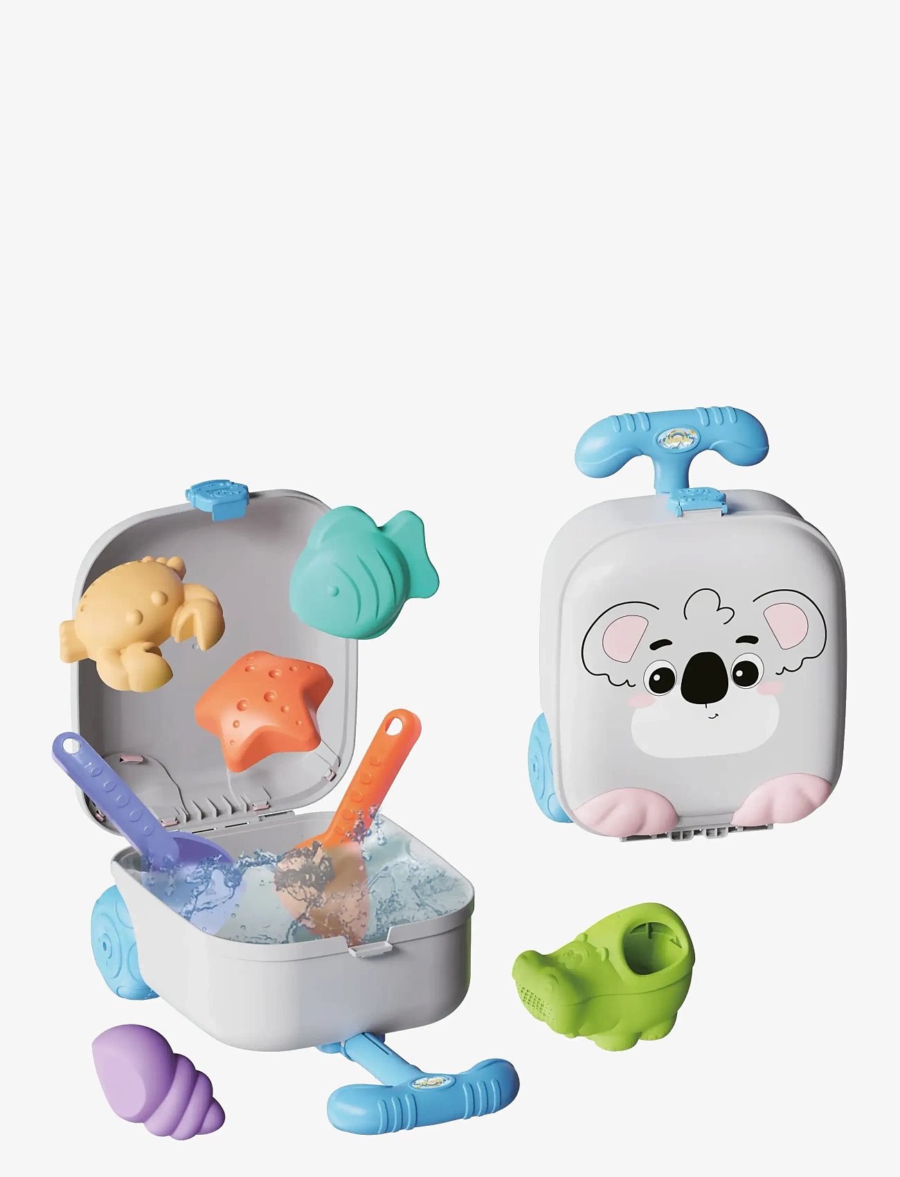 Toyrock - TOYROCK SUMMER BEACH SET LUGGAGE KOALA 8 PCS - sandlegetøj - multicolor - 0