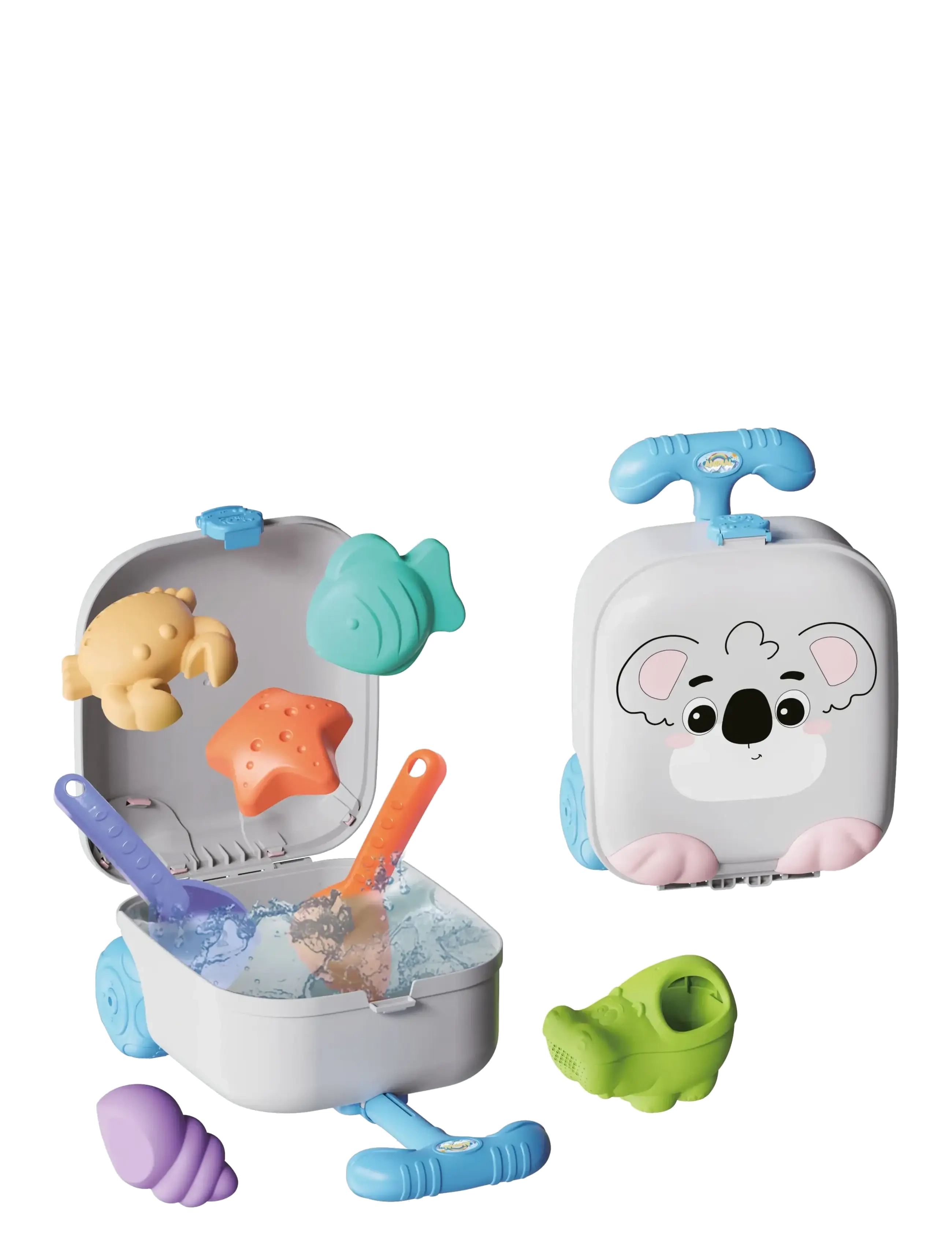 Toyrock TOYROCK SUMMER BEACH SET LUGGAGE KOALA 8 PCS - Toys - MULTICOLOR / grey