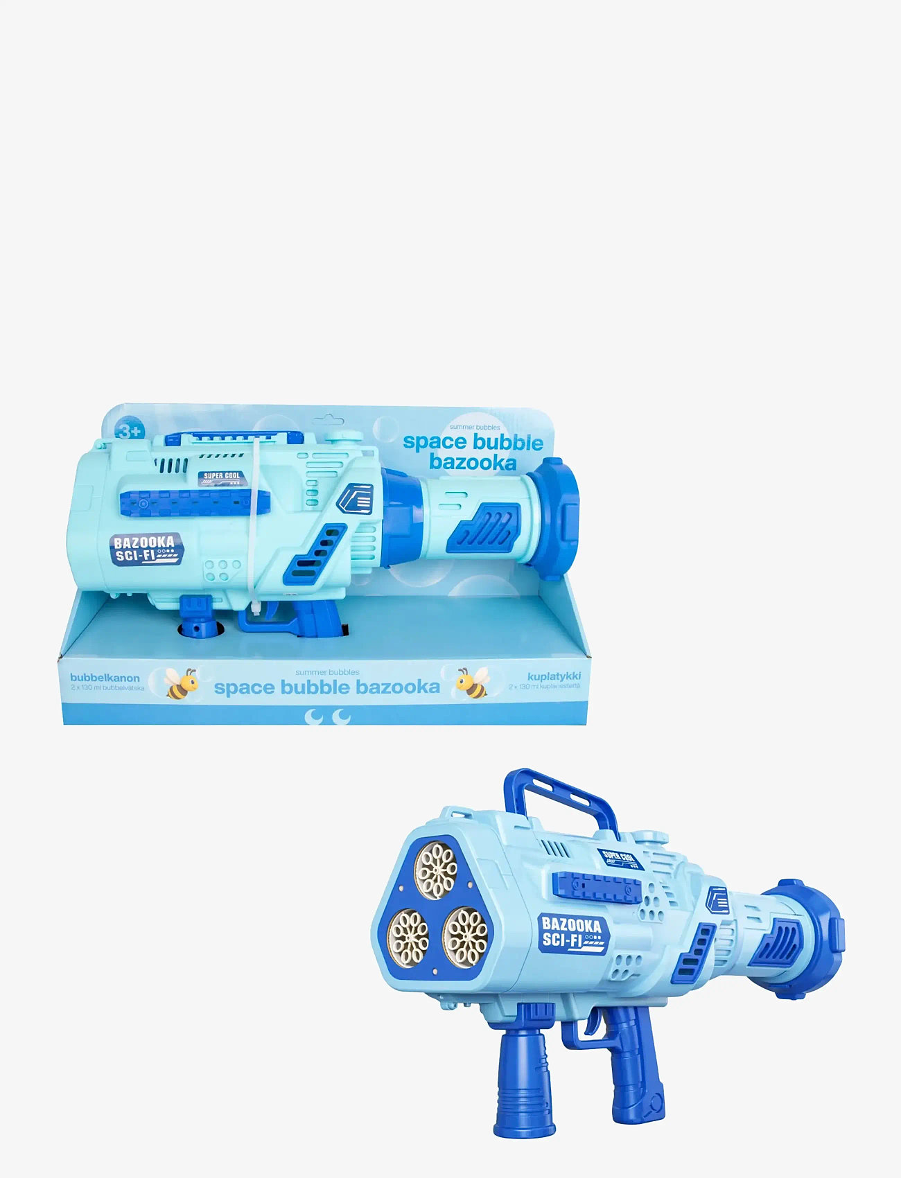 Toyrock - TOYROCK SUMMER SPACE BUBBLE BAZOOKA - sæbebobler - multicolor - 0