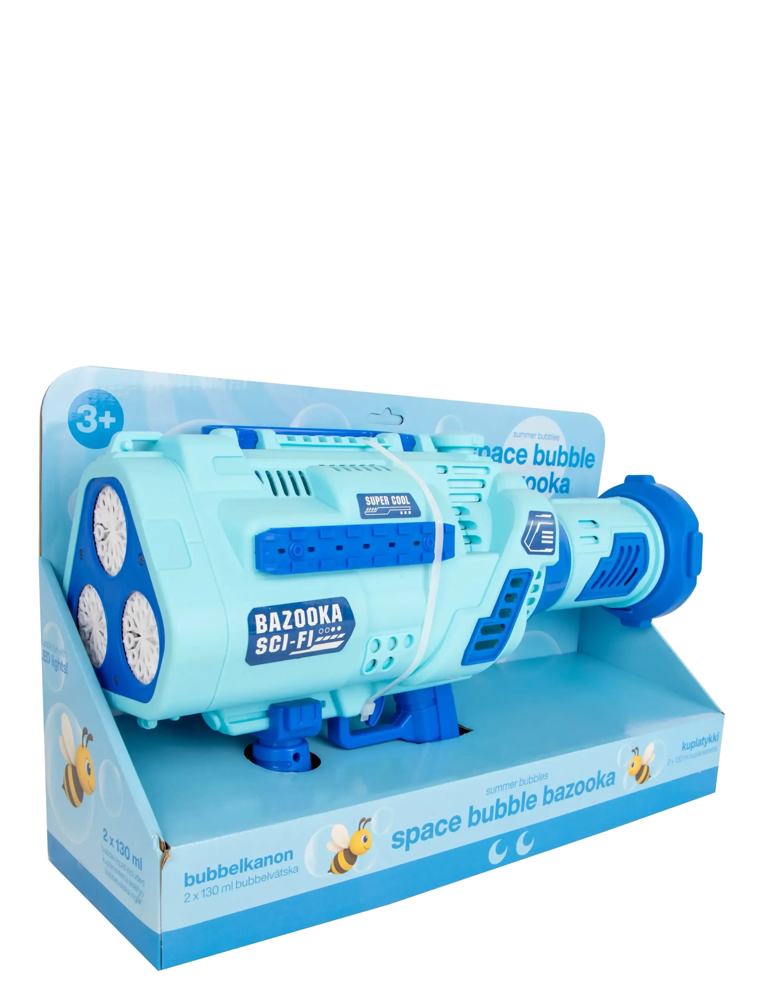 Toyrock - TOYROCK SUMMER SPACE BUBBLE BAZOOKA -BUBBELPISTOL - såpbubblor - multicolor - 4
