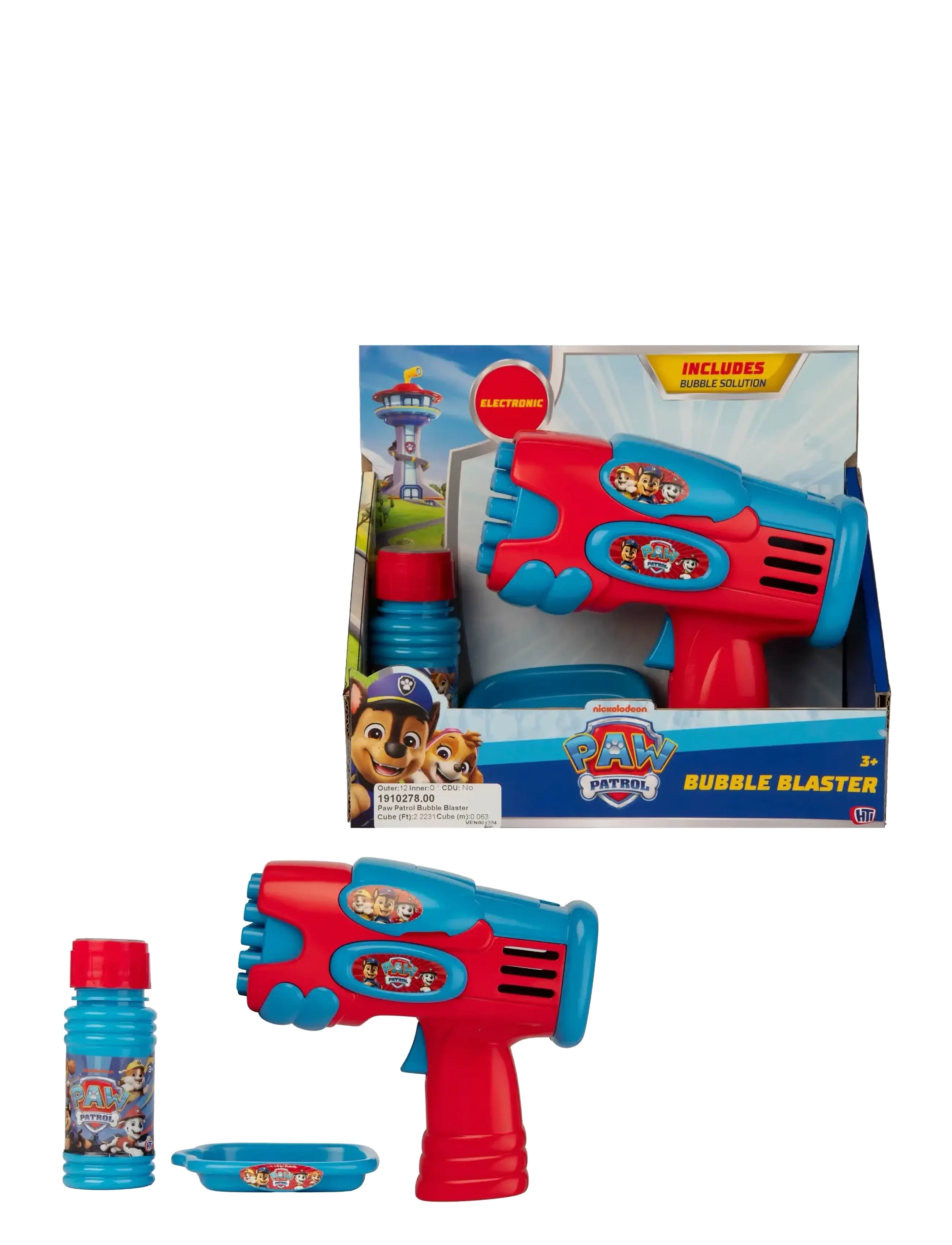 Toyrock PAW PATROL BUBBLE BLASTER -BUBBELPISTOL - Leksaker - MULTICOLOR / red