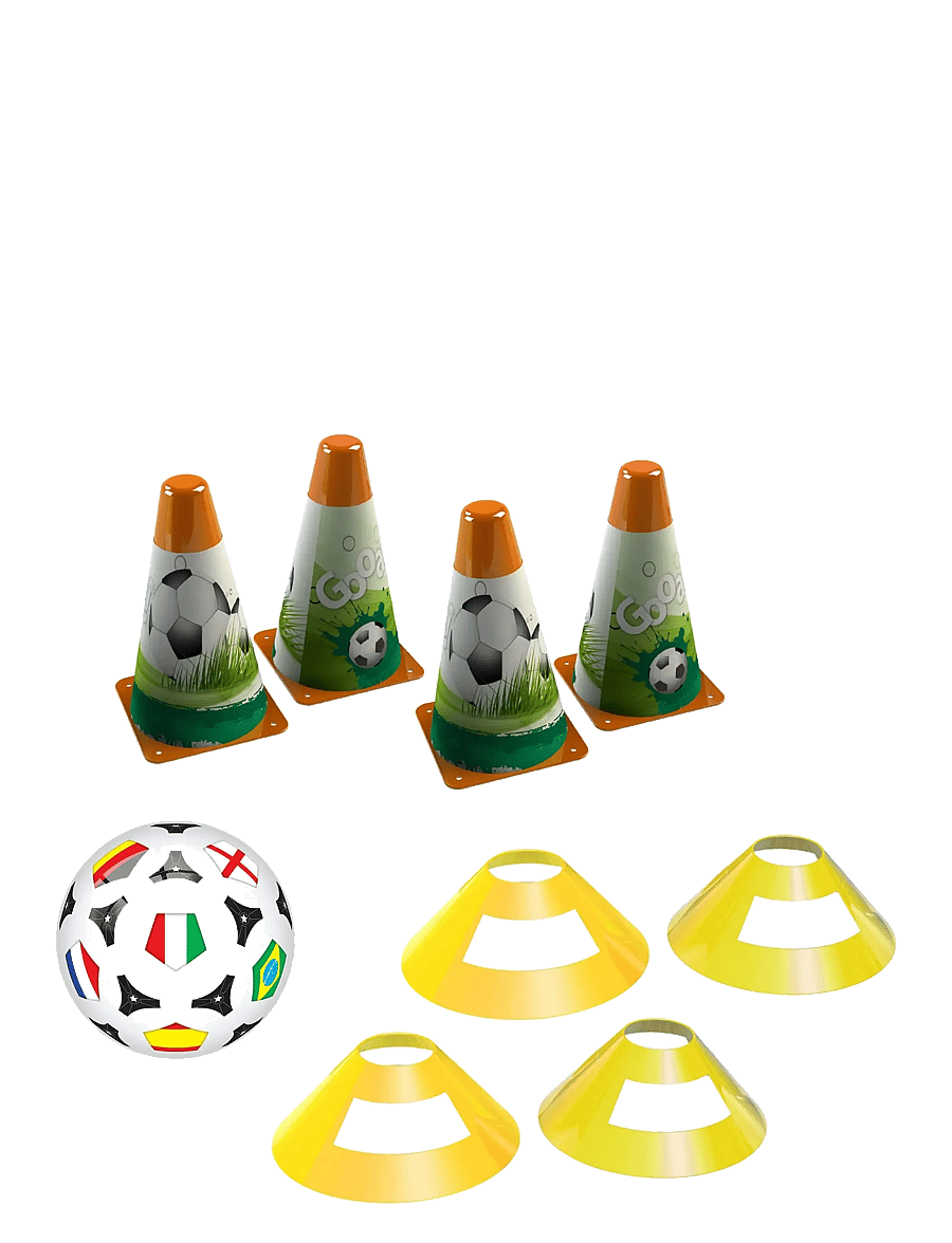 Toyrock - FOOTBALL SET WITH CONES AND MARKERS - udendørsspil - multicolor - 1