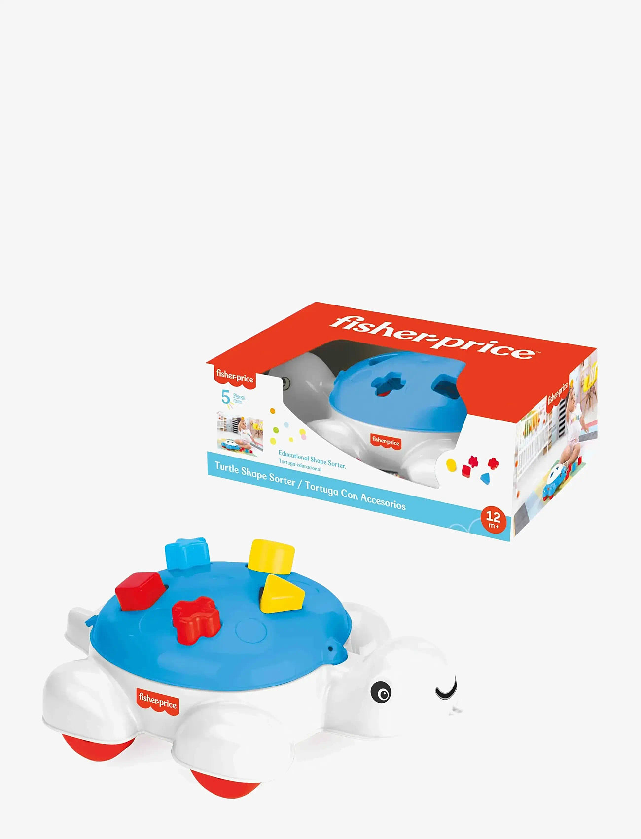 Toyrock - FISHER-PRICE TURTLE SHAPE SORTER - spielbögen - multi coloured - 0