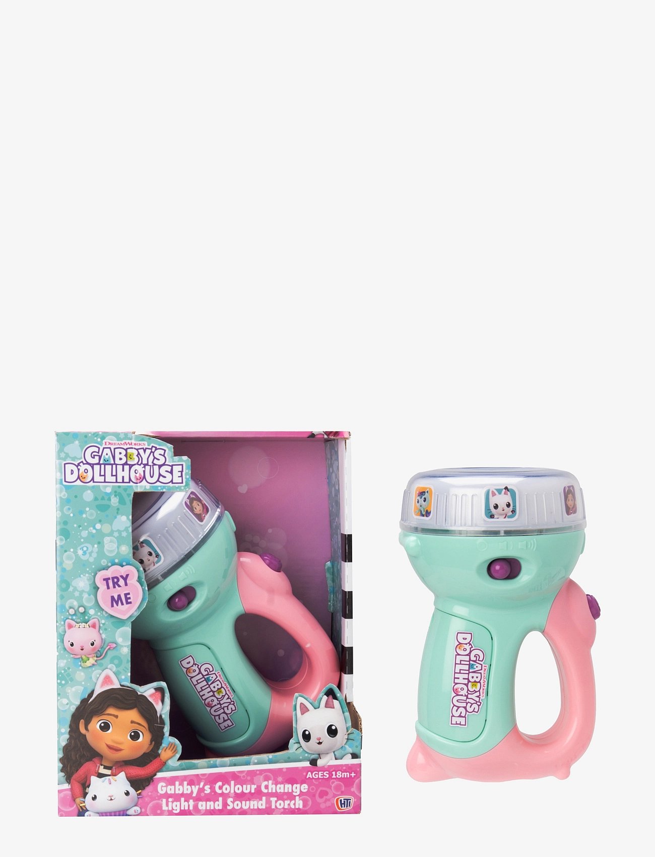 GABBY'S LIGHTS & SOUNDS TORCH - MULTI COLOURED
