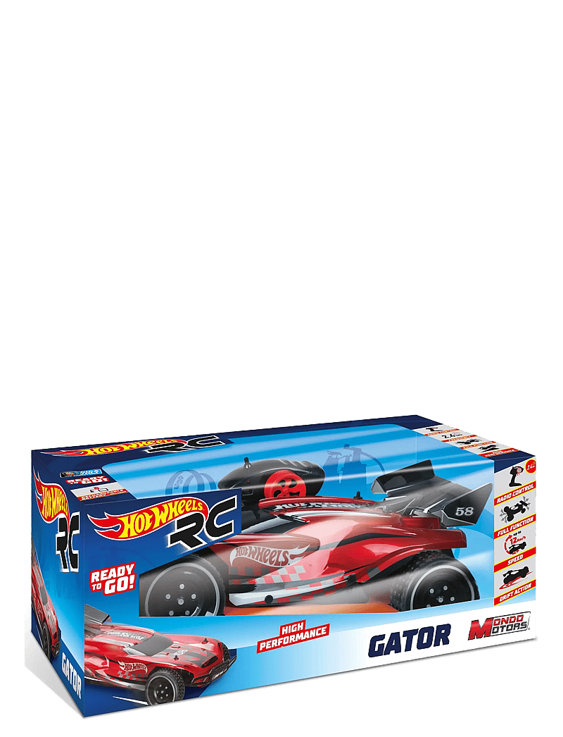 Toyrock - HOT WHEELS GATOR RC 1:10 - fjernstyret legetøj - multi coloured - 3