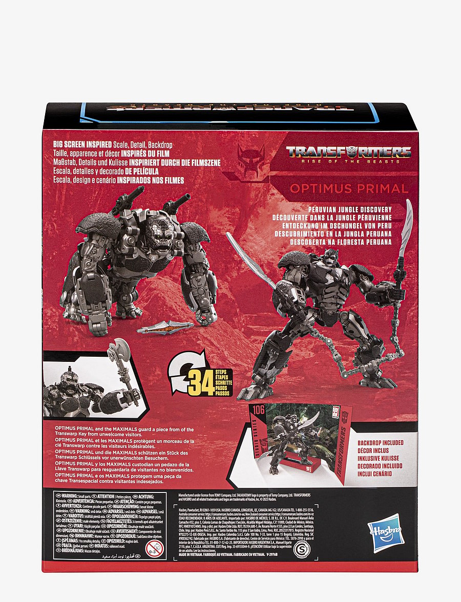 Transformers - Transformers Studio Series Rise of the Beasts Leader 106 Optimus Primal - multicolor - 4