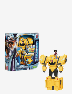 Transformers Toys EarthSpark Spin Changer Bumblebee & Mo Malto, Transformers
