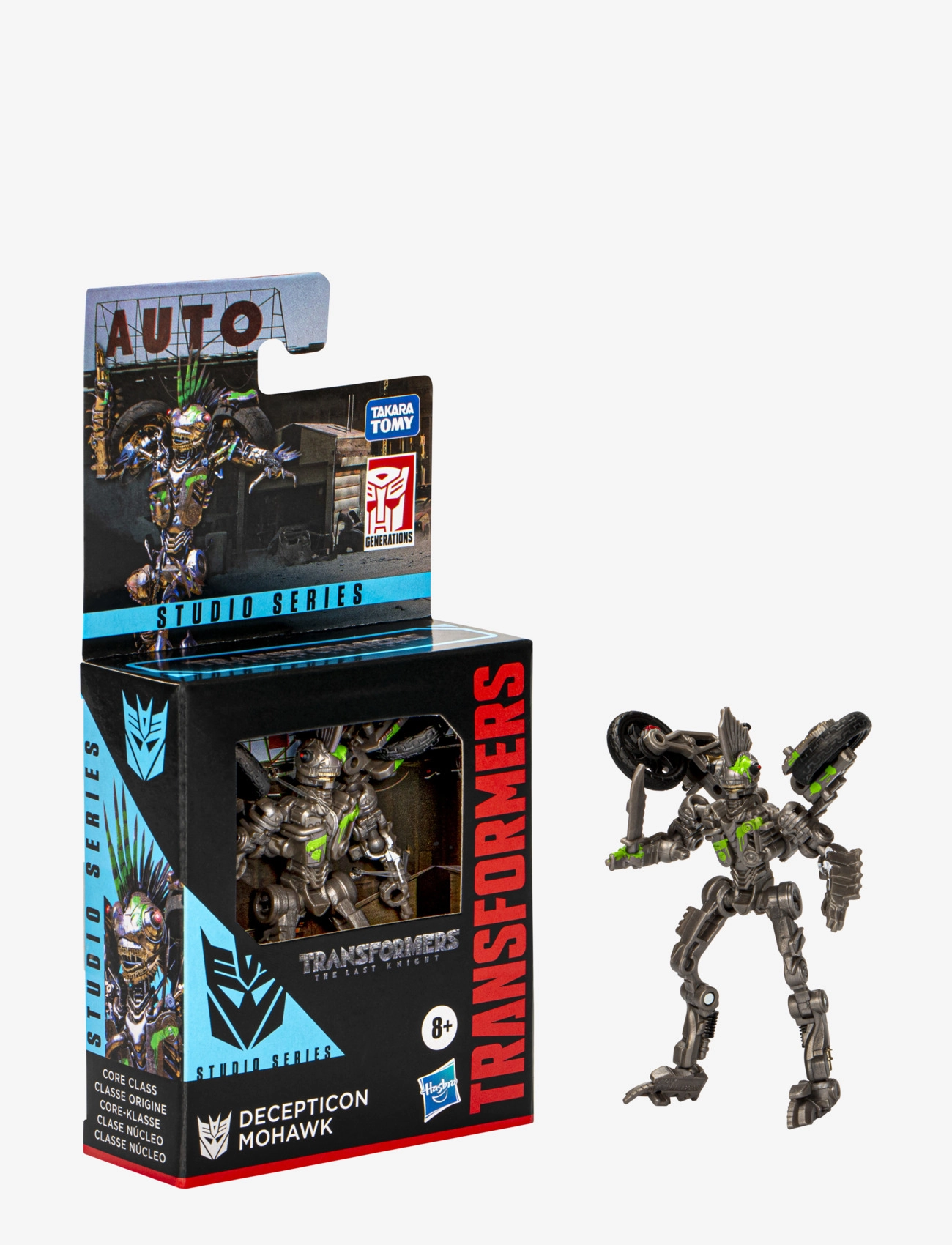 Transformers - Transformers Studio Series Core Transformers: The Last Knight Decepticon Mohawk - multicolor - 3