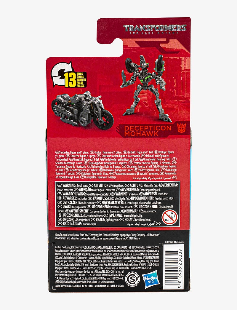 Transformers - Transformers Studio Series Core Transformers: The Last Knight Decepticon Mohawk - multicolor - 4