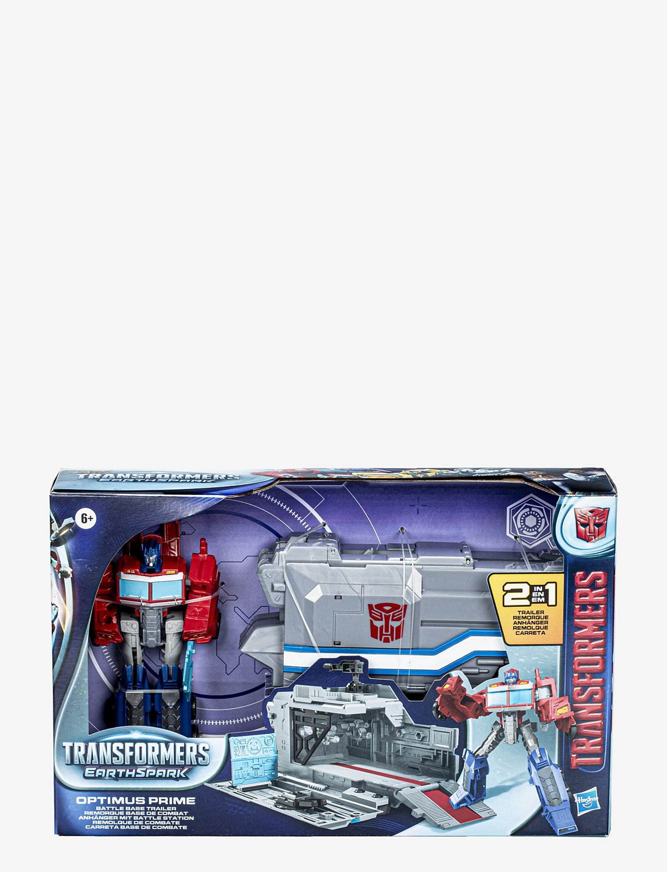 Transformers - Transformers EarthSpark Optimus Prime Battle Base Trailer - multicolor - 1