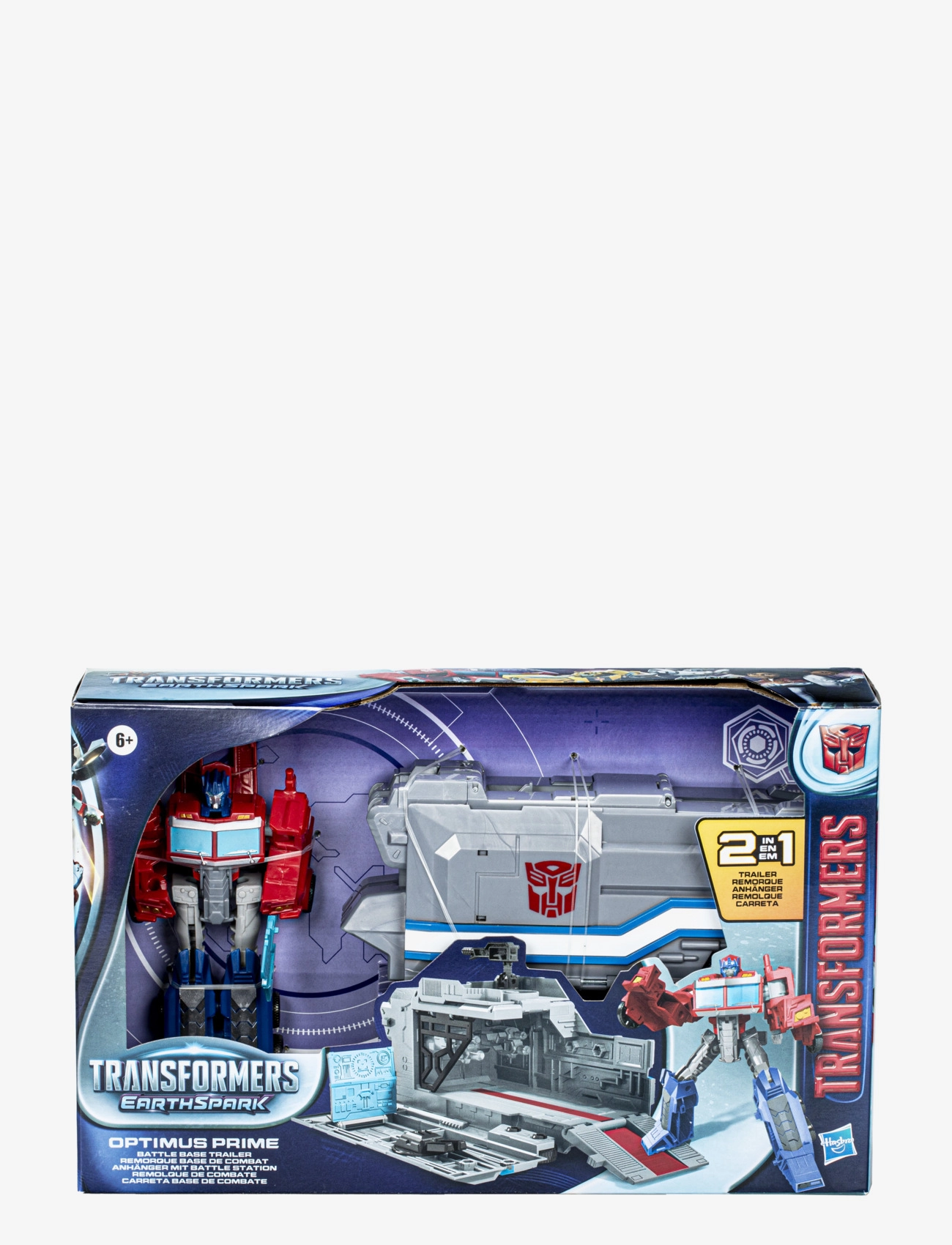 Transformers - Transformers EarthSpark Optimus Prime Battle Base Trailer - multicolor - 1