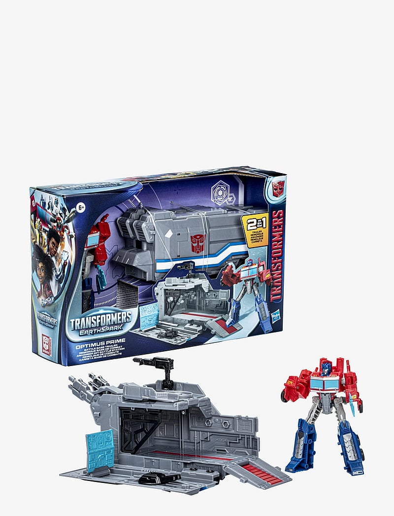 Transformers - Transformers EarthSpark Optimus Prime Battle Base Trailer - multicolor - 2