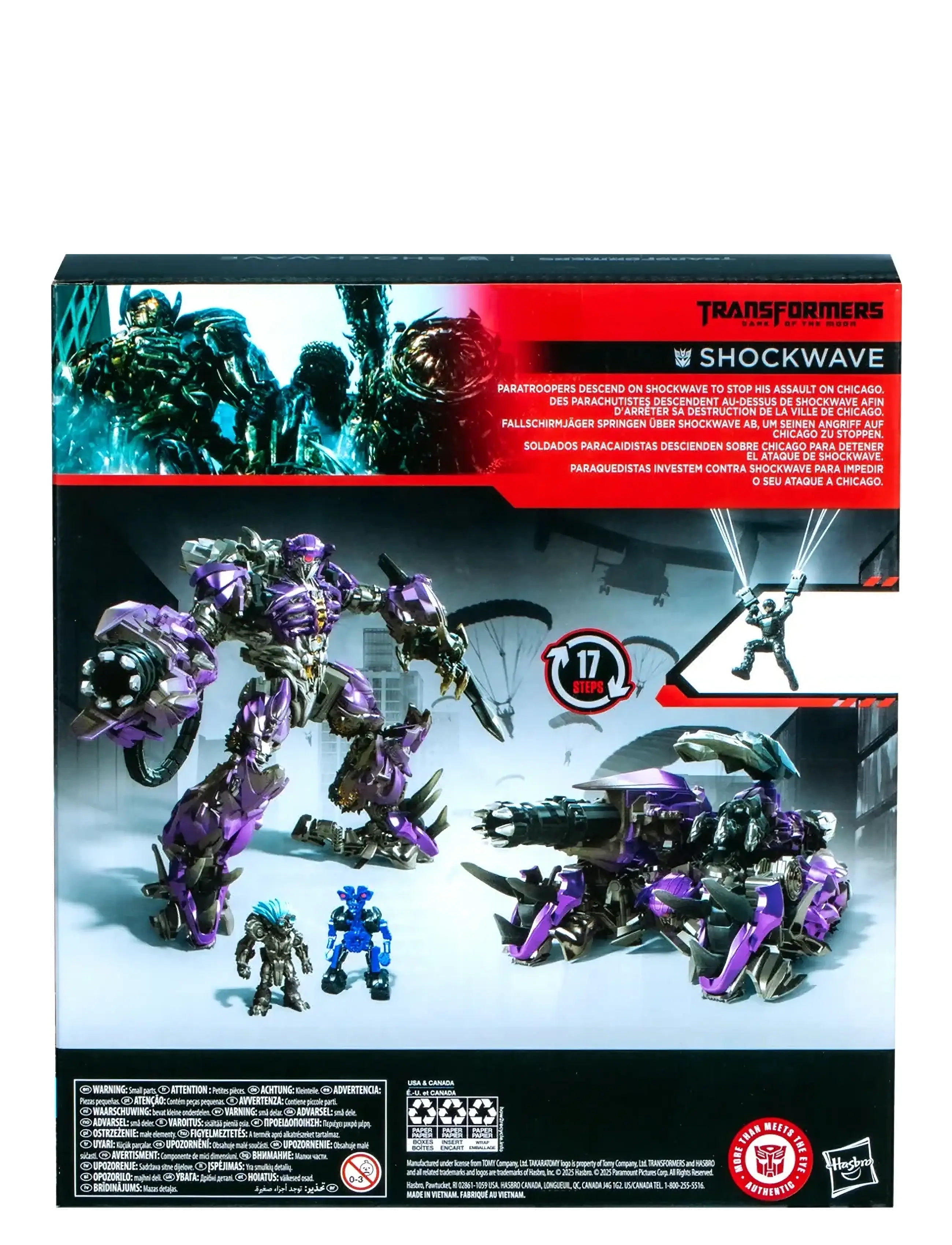 Transformers - Transformers Studio Series Leader Class : Dark of the Moon Shockwave - multicolor - 4