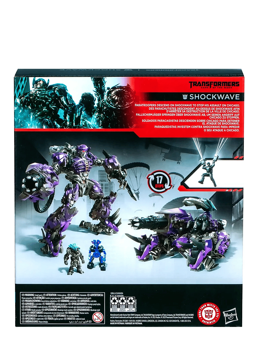 Transformers - Transformers Studio Series Leader Class : Dark of the Moon Shockwave - multicolor - 4