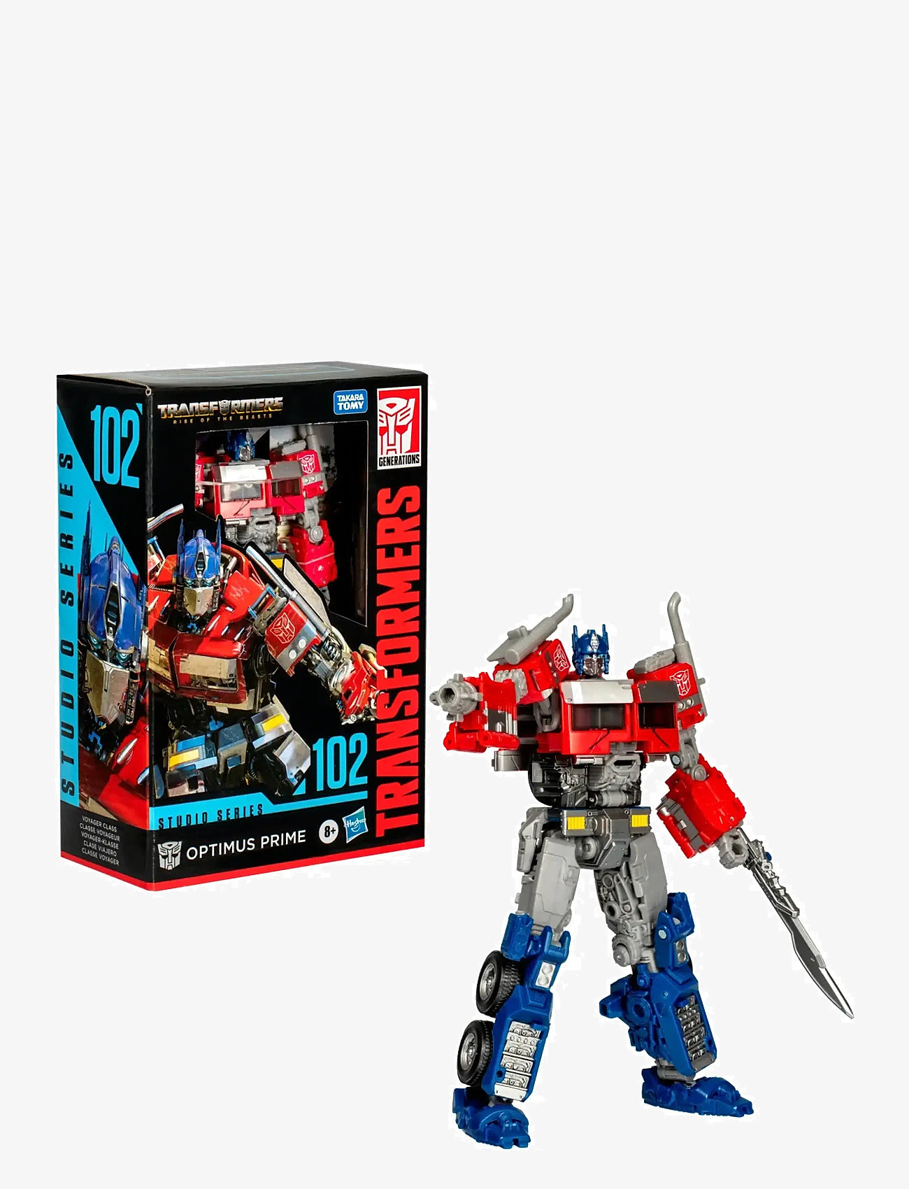 Transformers - Transformers Studio Series Voyager Class : Rise of the Beasts 102 Optimus Prime - multicolor - 2