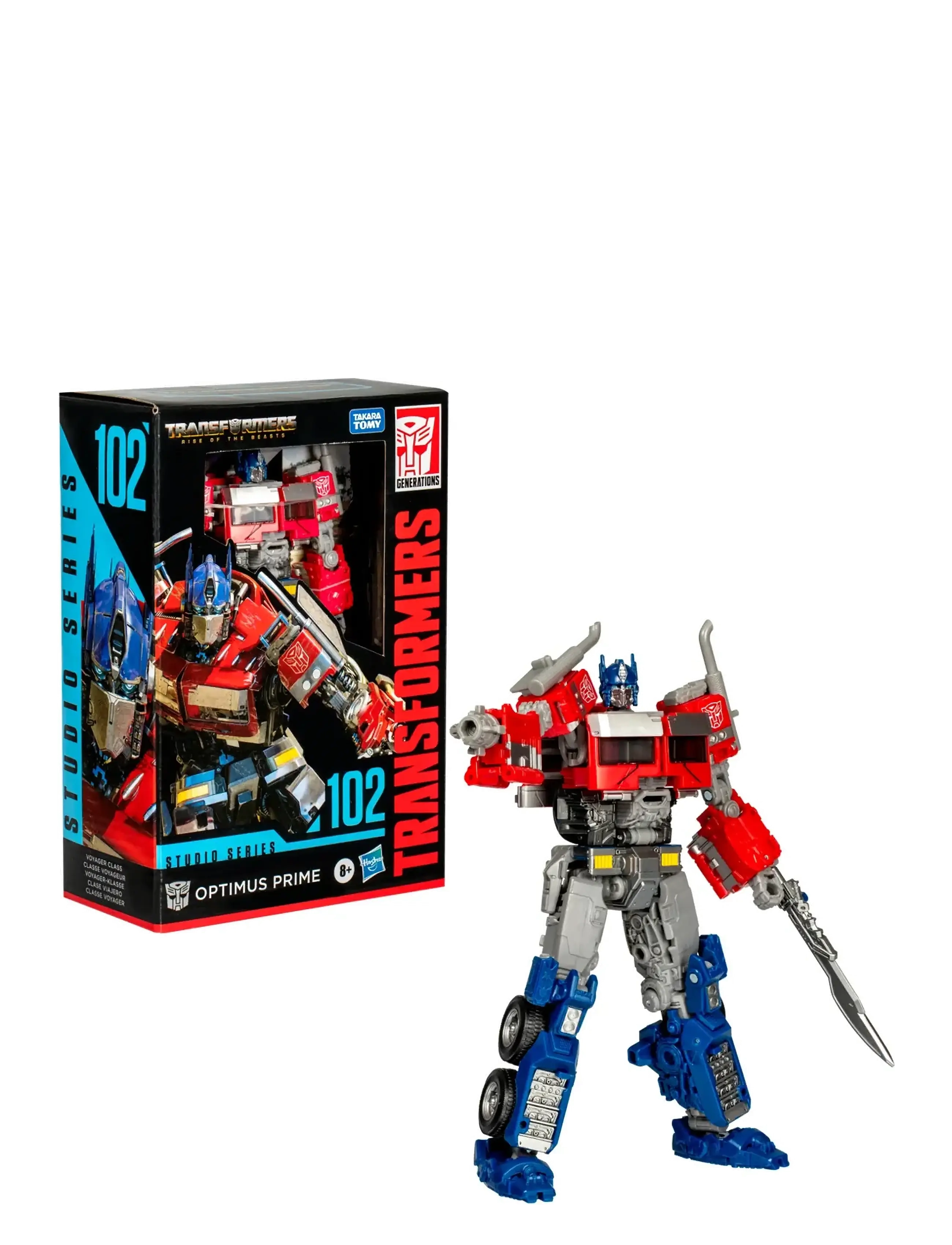 Transformers - Transformers Studio Series Voyager Class : Rise of the Beasts 102 Optimus Prime - multicolor - 2