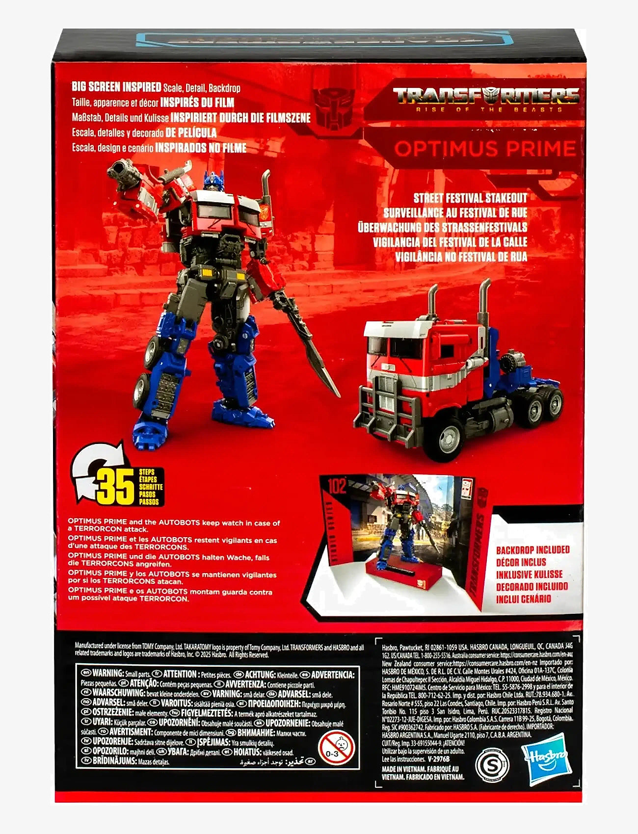 Transformers - Transformers Studio Series Voyager Class : Rise of the Beasts 102 Optimus Prime - multicolor - 4